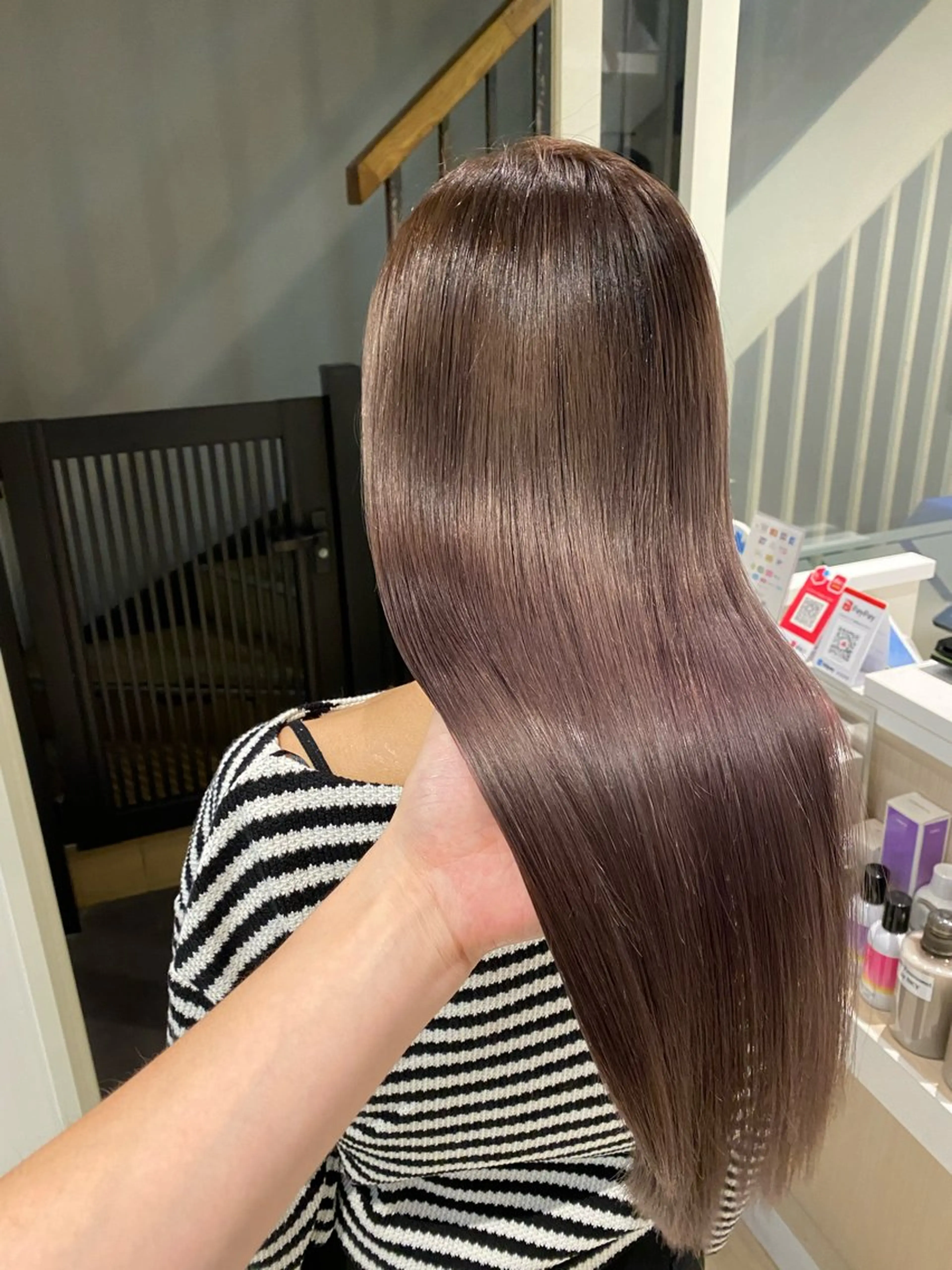 ロング カラー 髪質改善 ヘアカラー トリートメント 🌈評価No.1🌈 艶髪カラー❌エクステのヘアスタイル