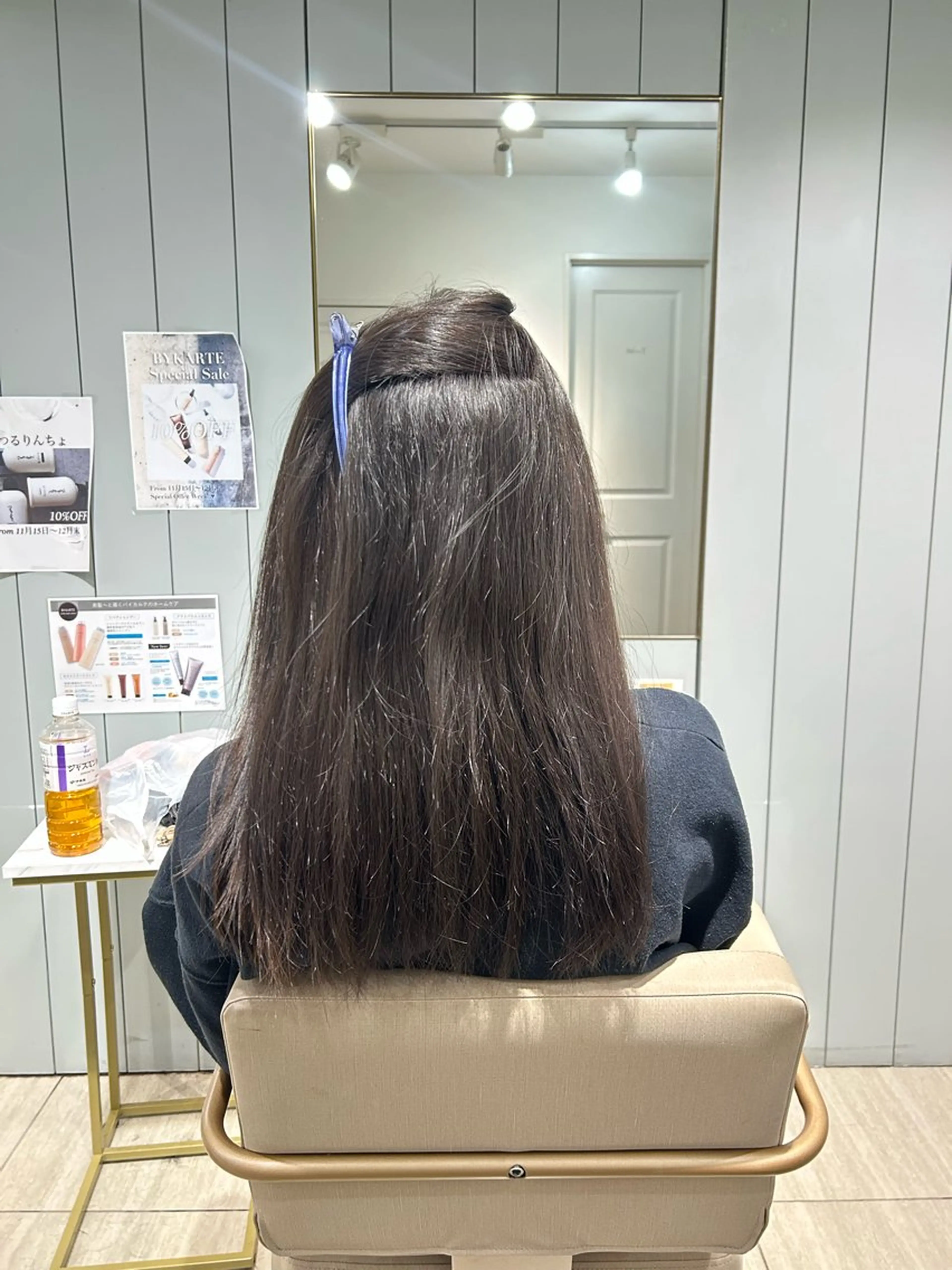 ロング カラー カット ヘアカラー 縮毛矯正 小澤 一稀のヘアスタイル