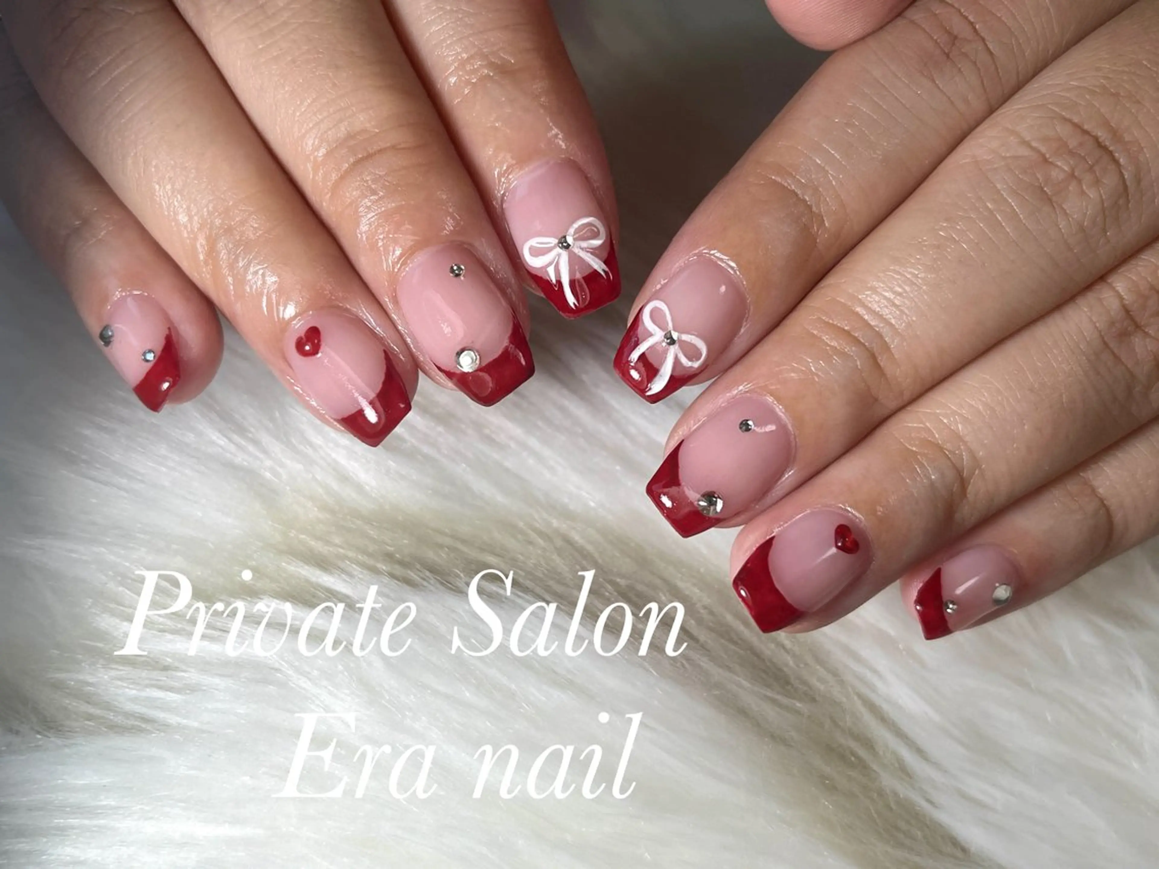 ネイル フレンチネイル 持ち込み Era nailのネイルデザイン