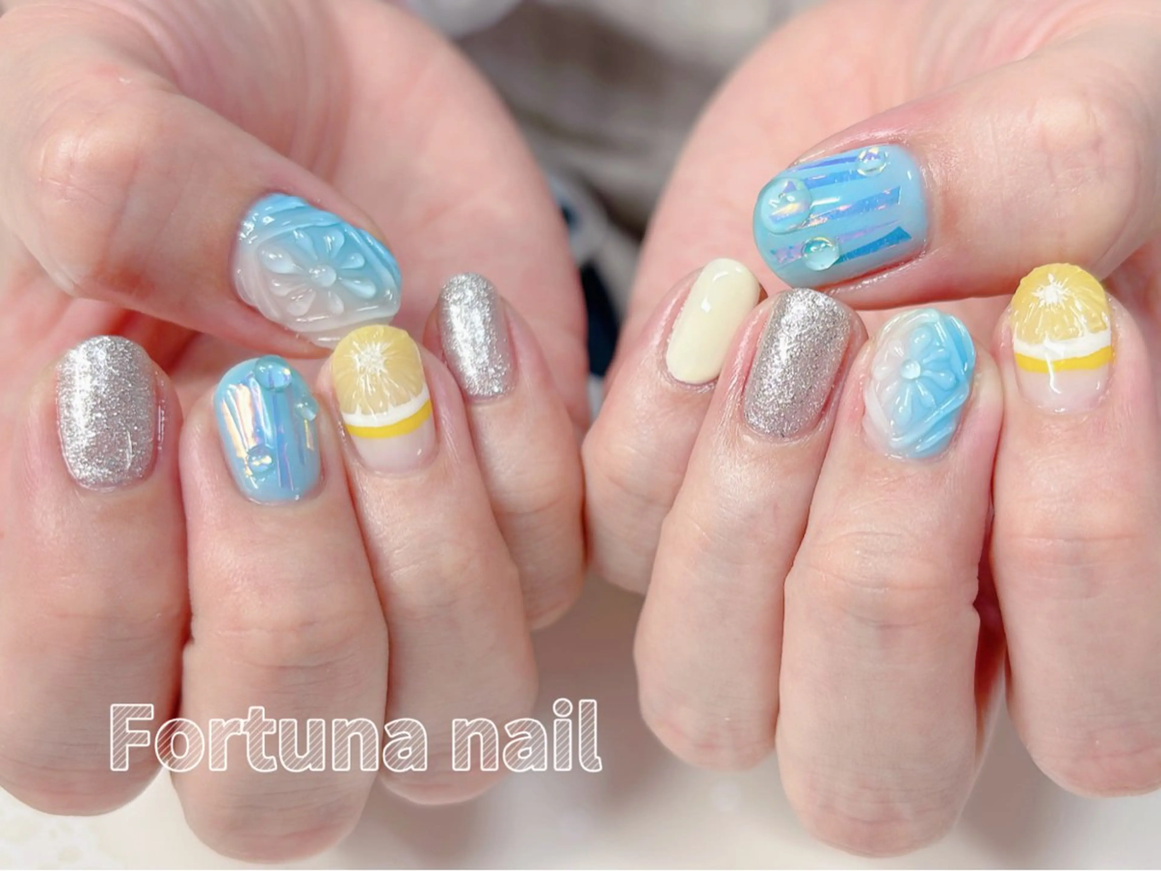 ネイル フットネイル Nail •Head スパFortunaのネイルデザイン