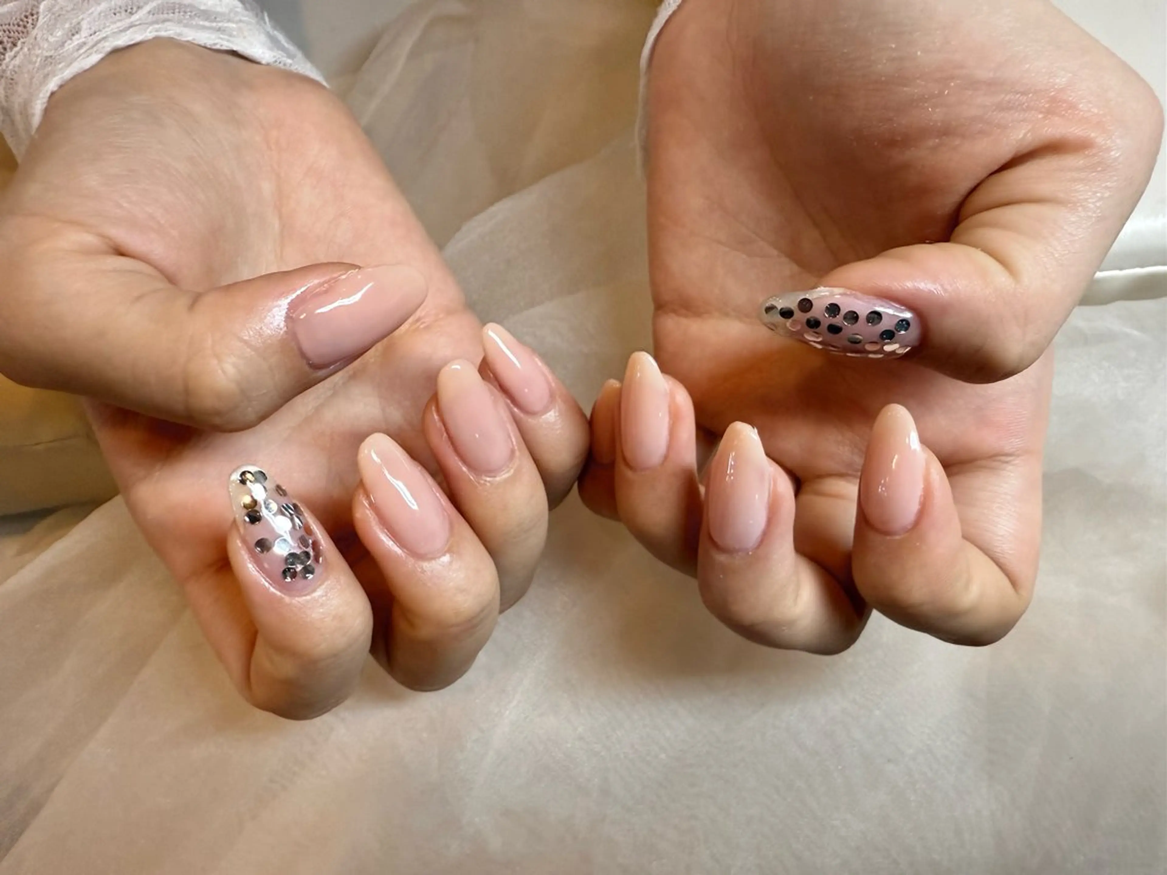 ネイル キラキラネイル Mネイル 伏見店所属・Yuki Mネイル 伏見店のネイルデザイン