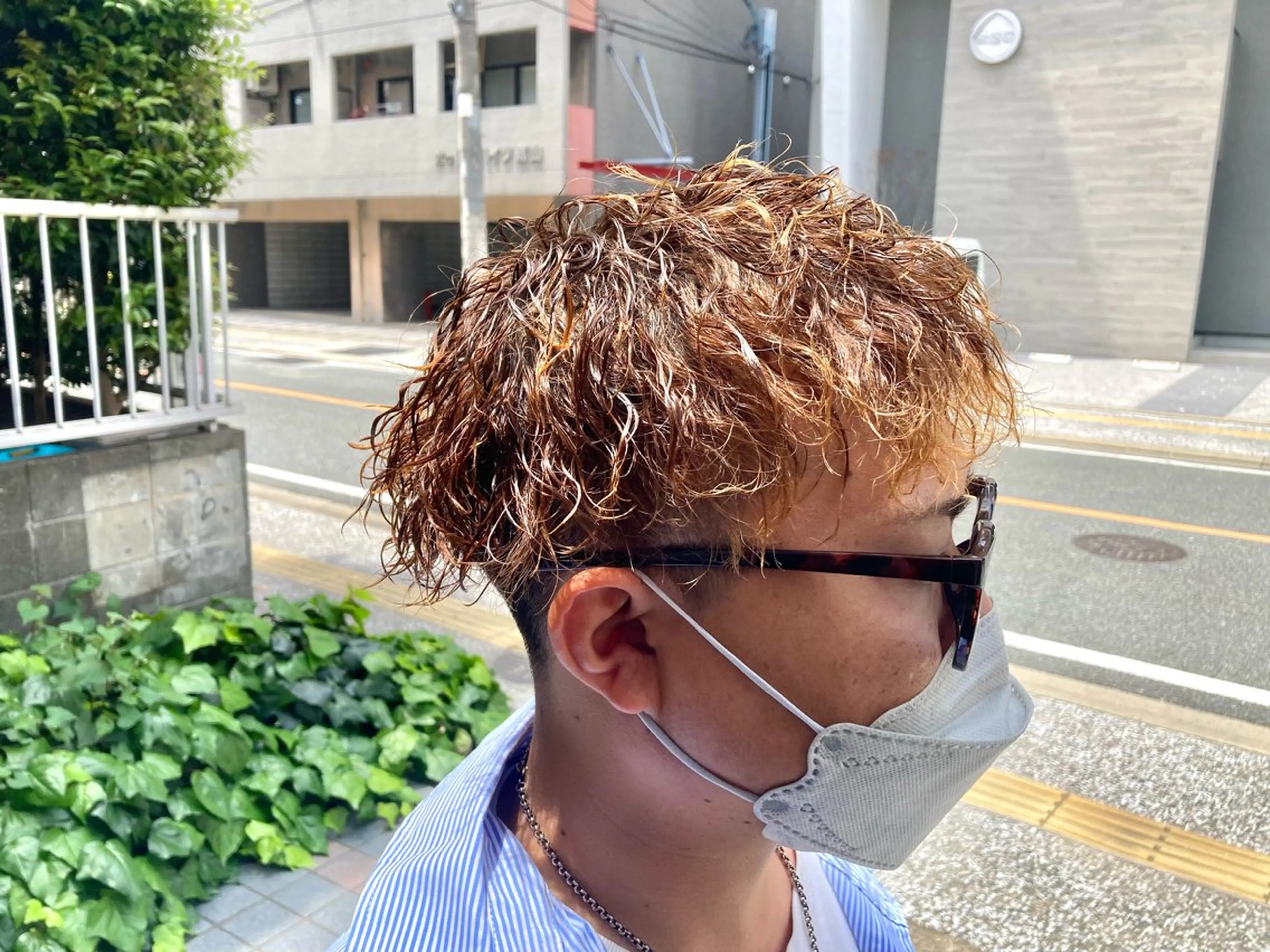 ショート パーマ 三浦 寛都のヘアスタイル
