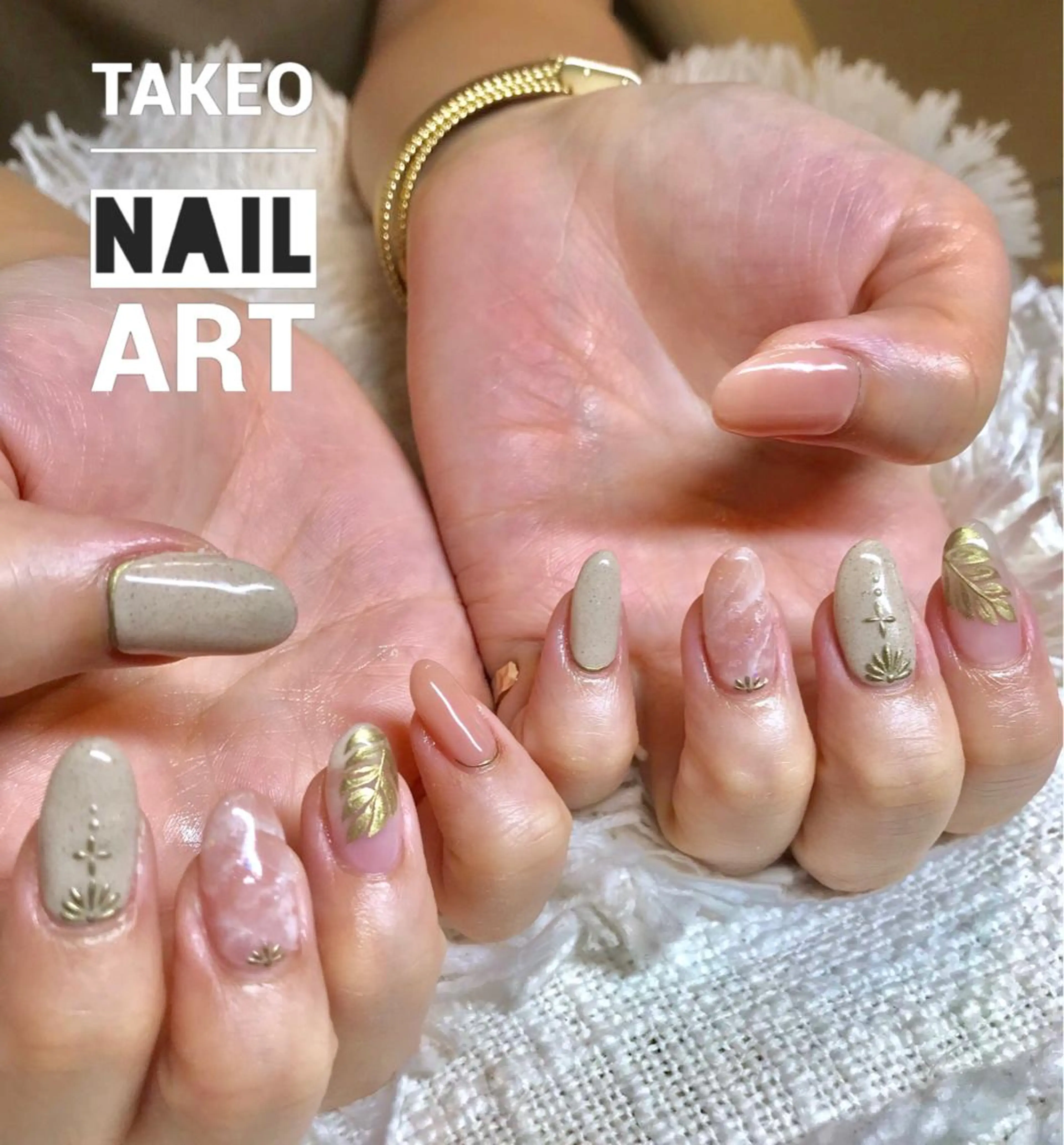 ミディアム カラー ネイル nail&eye Aoのマツエク・マツパデザイン