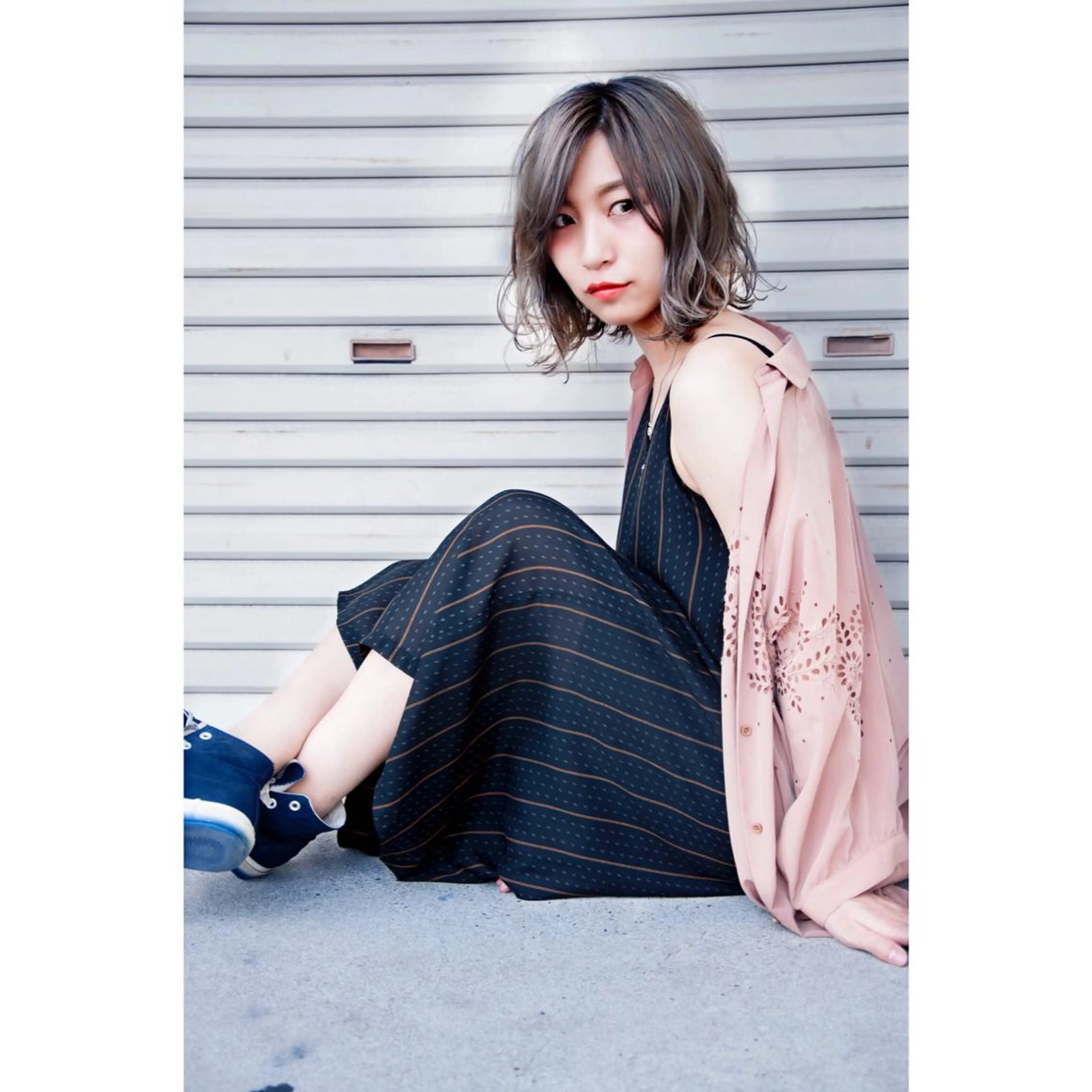 ショート カラー 樽見 怜のヘアスタイル