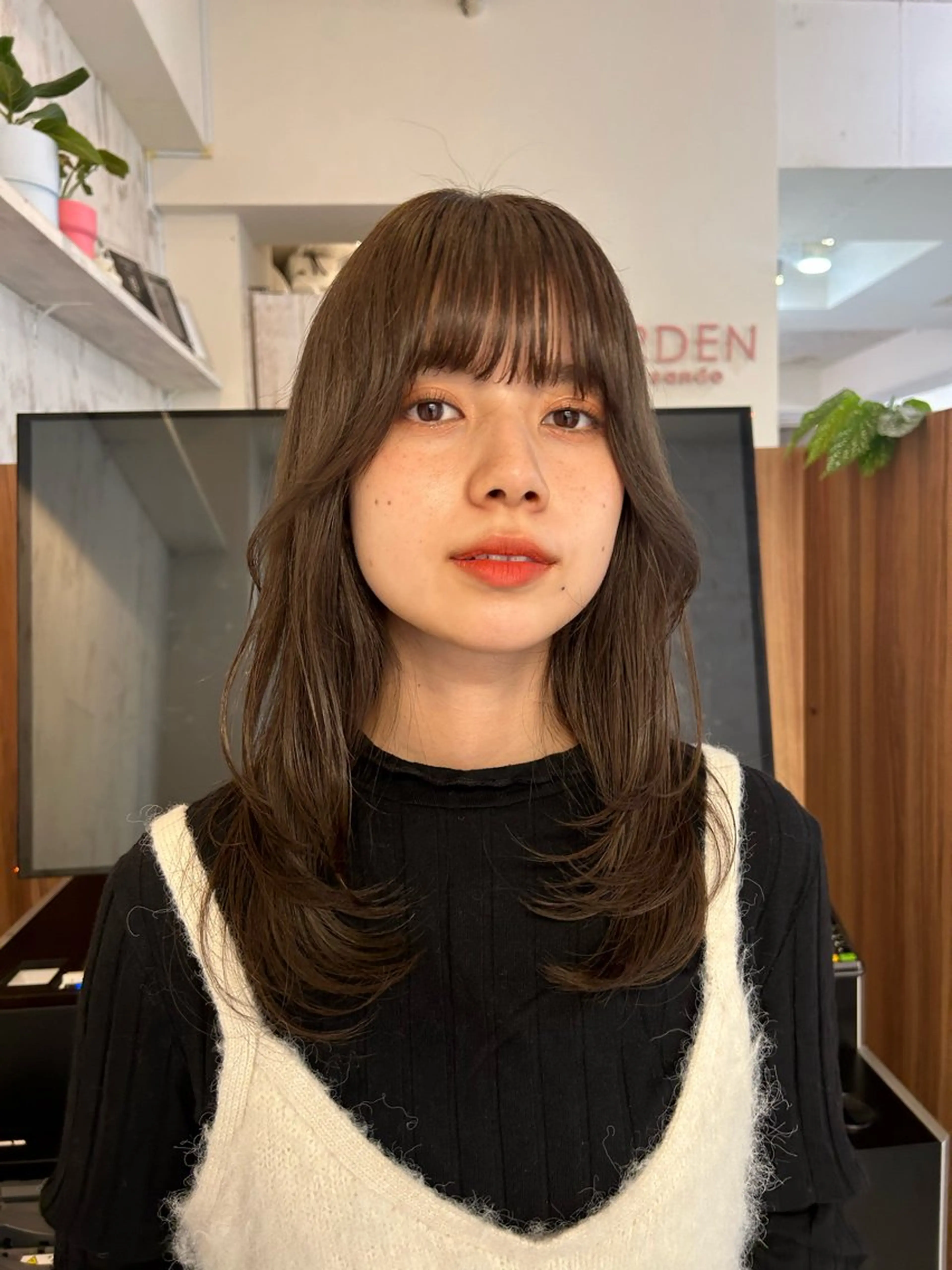 【 ✨12月限定おすすめ✨】透明感カラー♡+ 似合わせカット✂️＋髪質改善ベーシックトリートメント🫧＋ marbb付きの写真