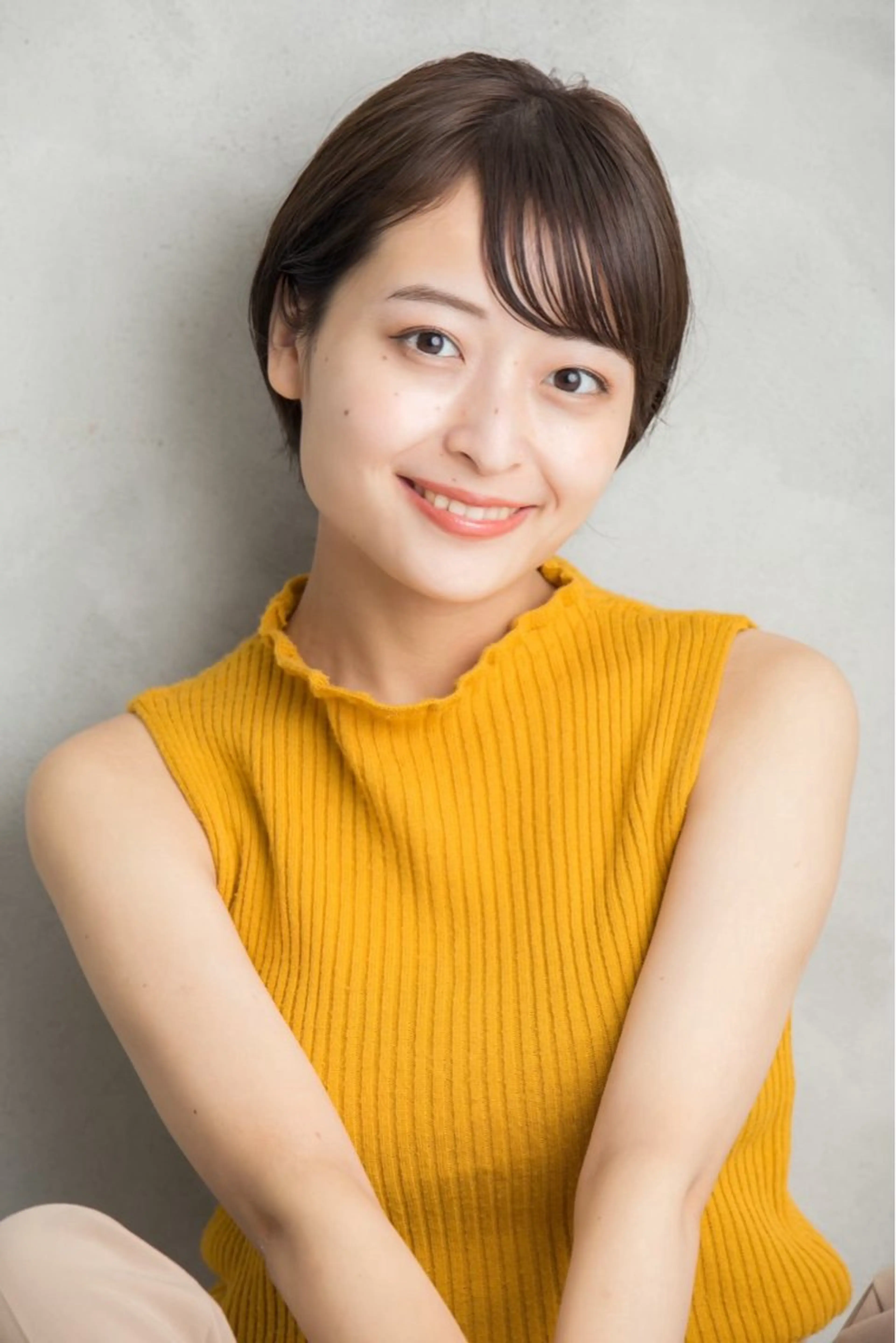 ショート カラー 似合わせカット ショートヘア 小顔カット 巻けるケア縮毛矯正✨ ケアカラー✨山下のヘアスタイル