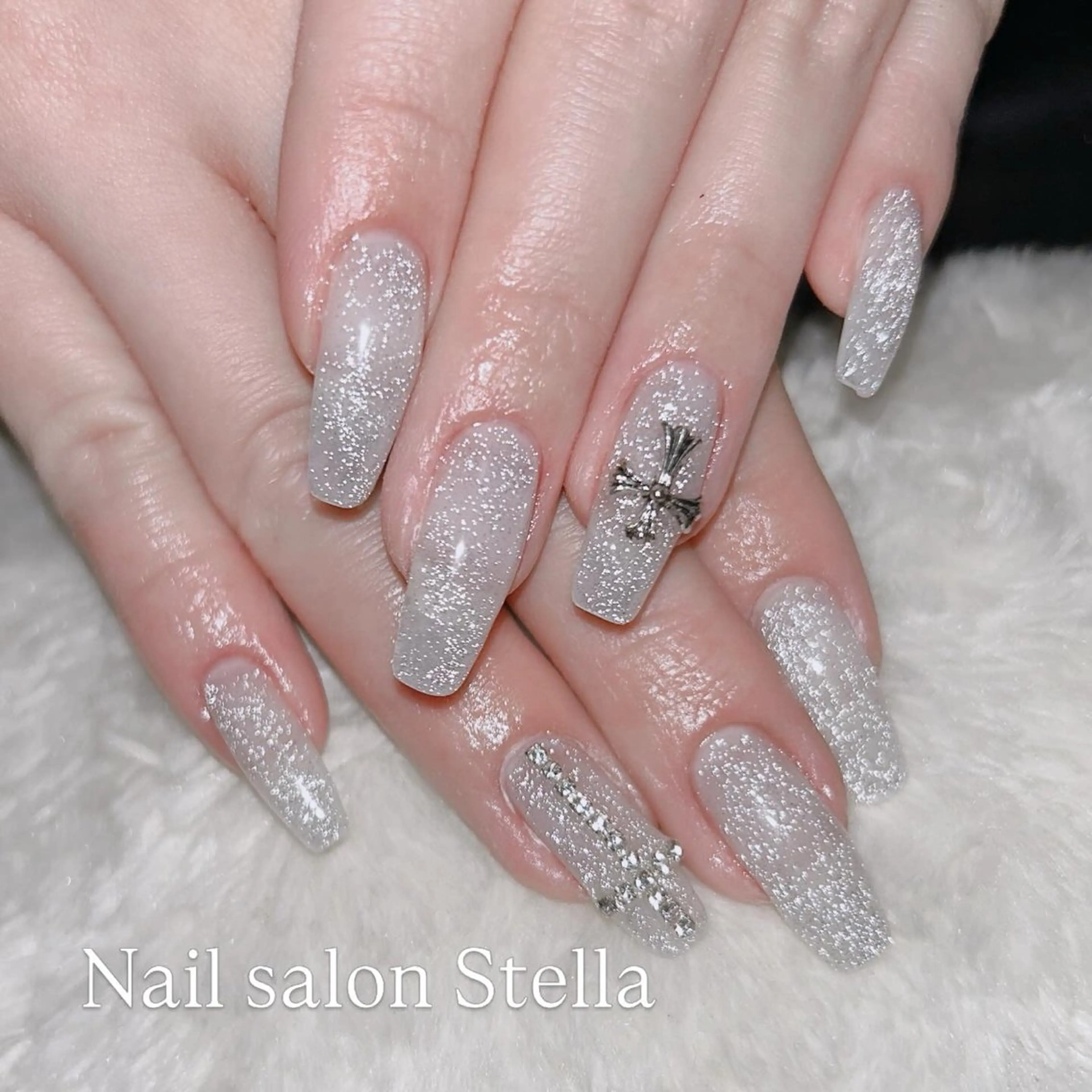 ロング ハンドネイル Nail salon  Stella所属・Nail salon Stellaのネイルデザイン