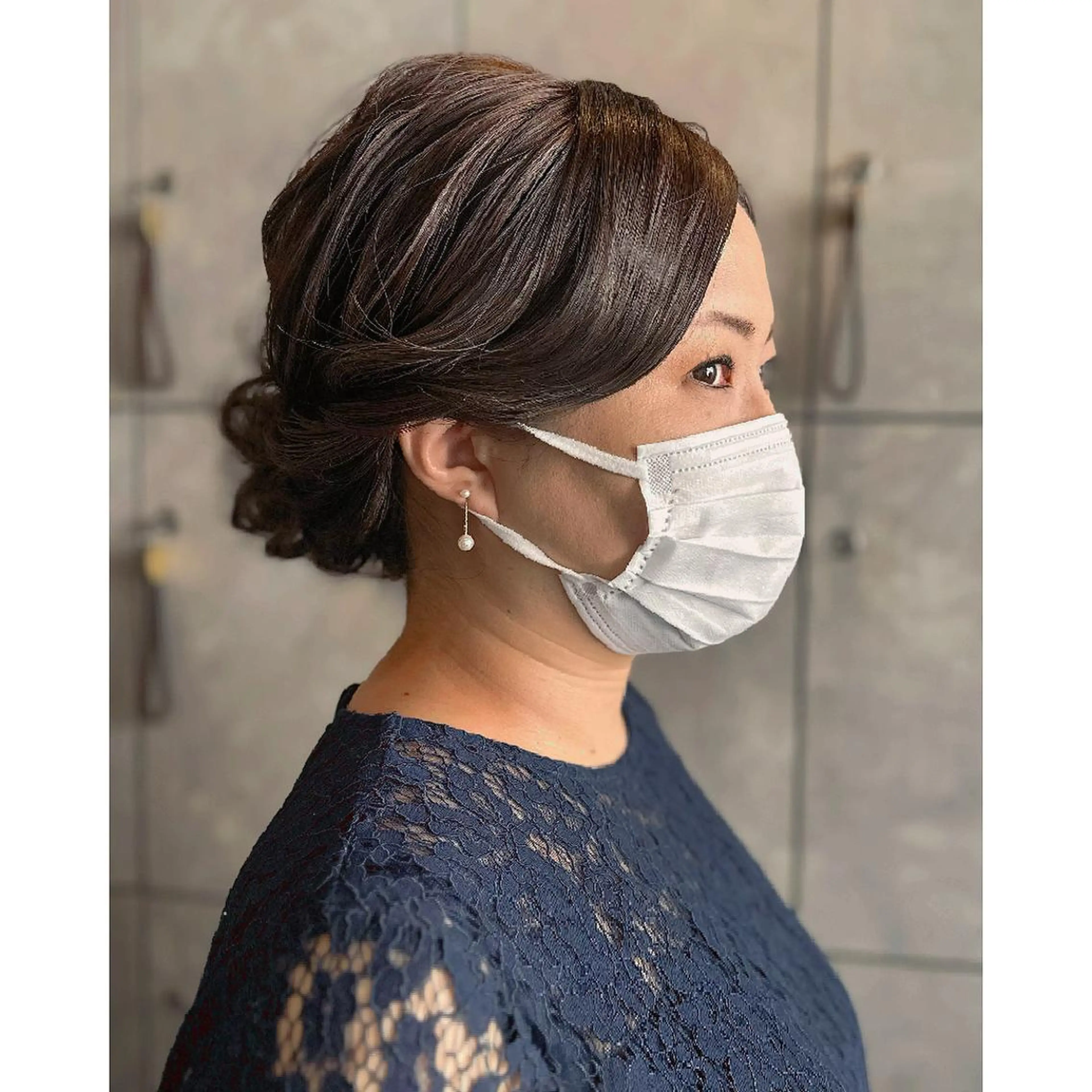 セミロング カラー パーマ ヘアアレンジ メンズ キッズ 結婚式・ブライダル 子どものヘアアレンジ ヘアセット BRAIDS💎愛子 大人ハイライト💎のヘアスタイル