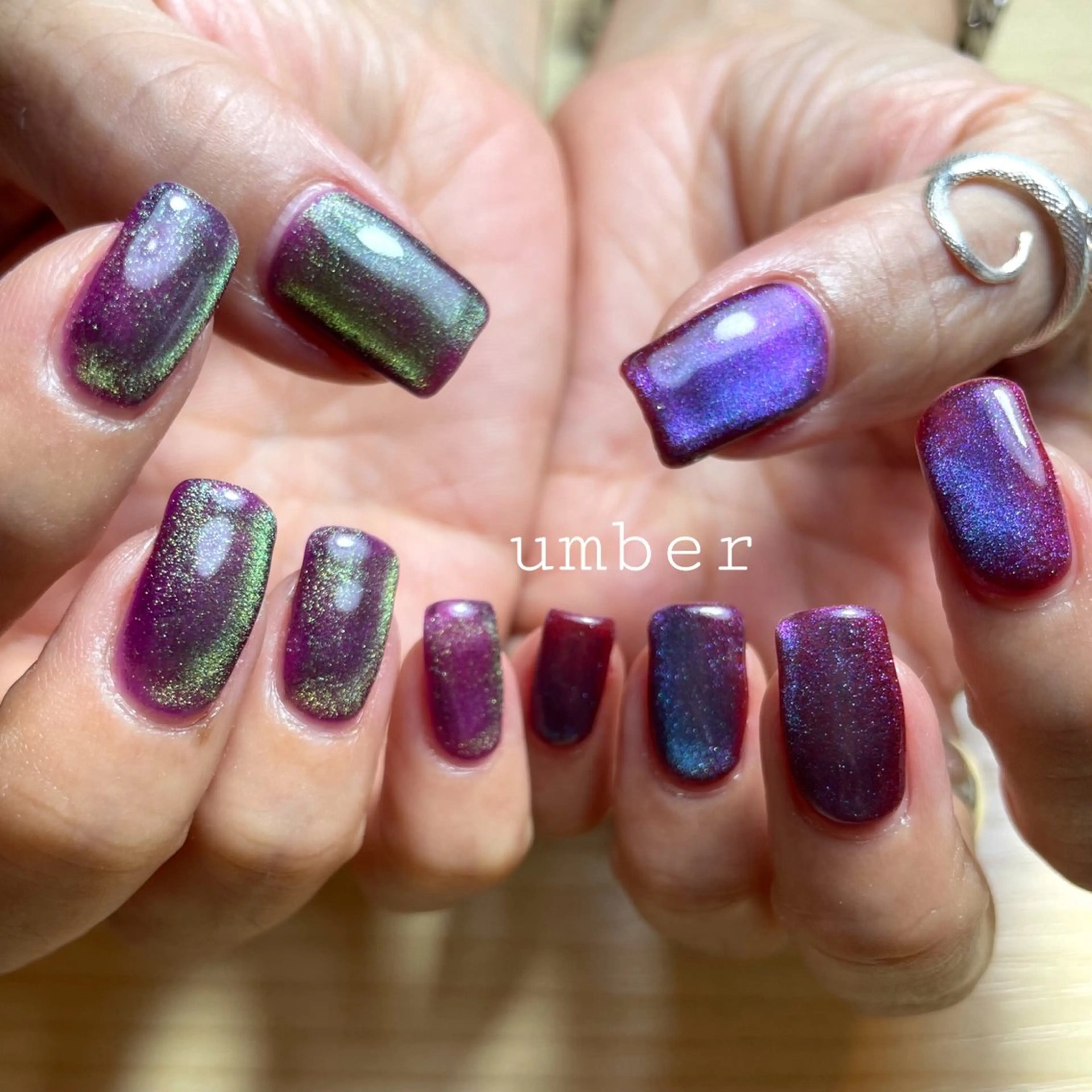 ネイル ハンドネイル umber 三茶1分のネイルデザイン