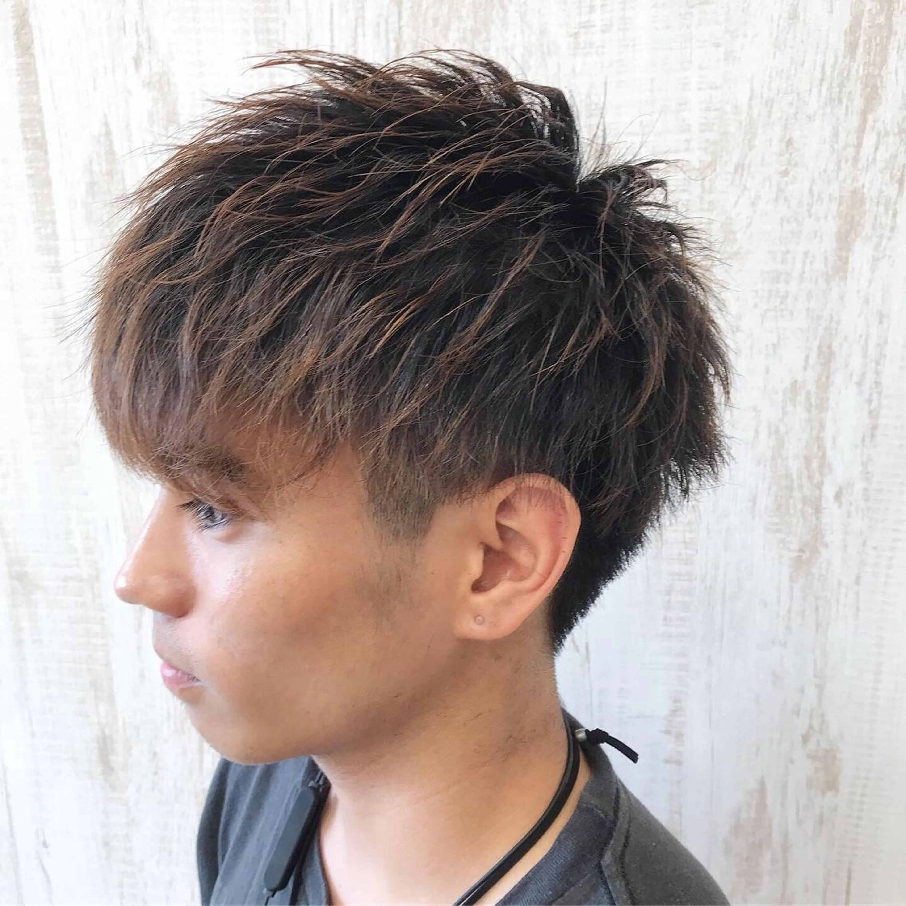 メンズ ファミールヘア所属・メンズパーマ波巻き 🌳大森悠登🌳のヘアスタイル