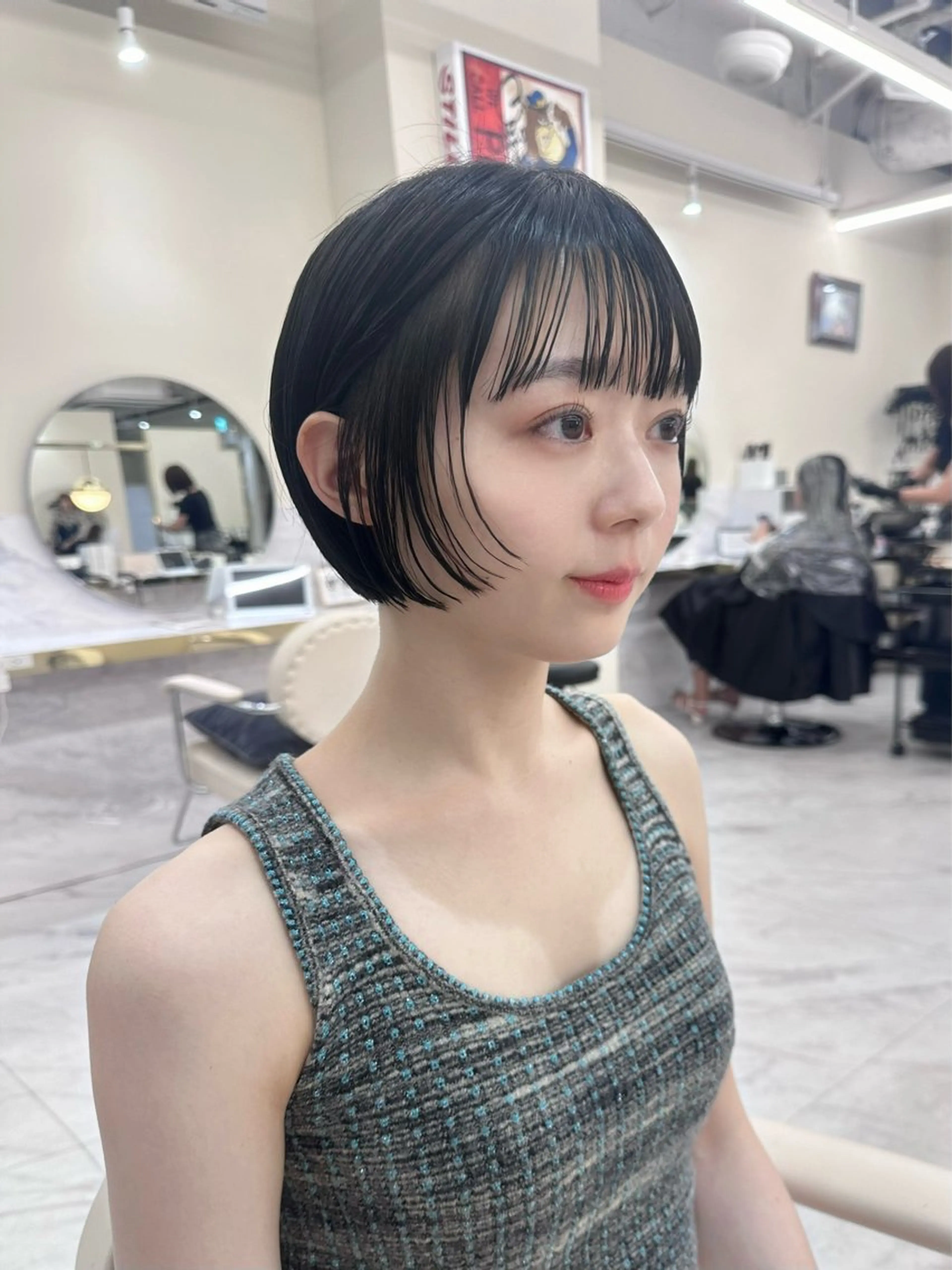 ショート カラー ヘアアレンジ 透明感カラー ボブ 韓国風ヘア レイヤーカット カット ニシダヒカリ🌙 髪質改善×似合わせのヘアスタイル