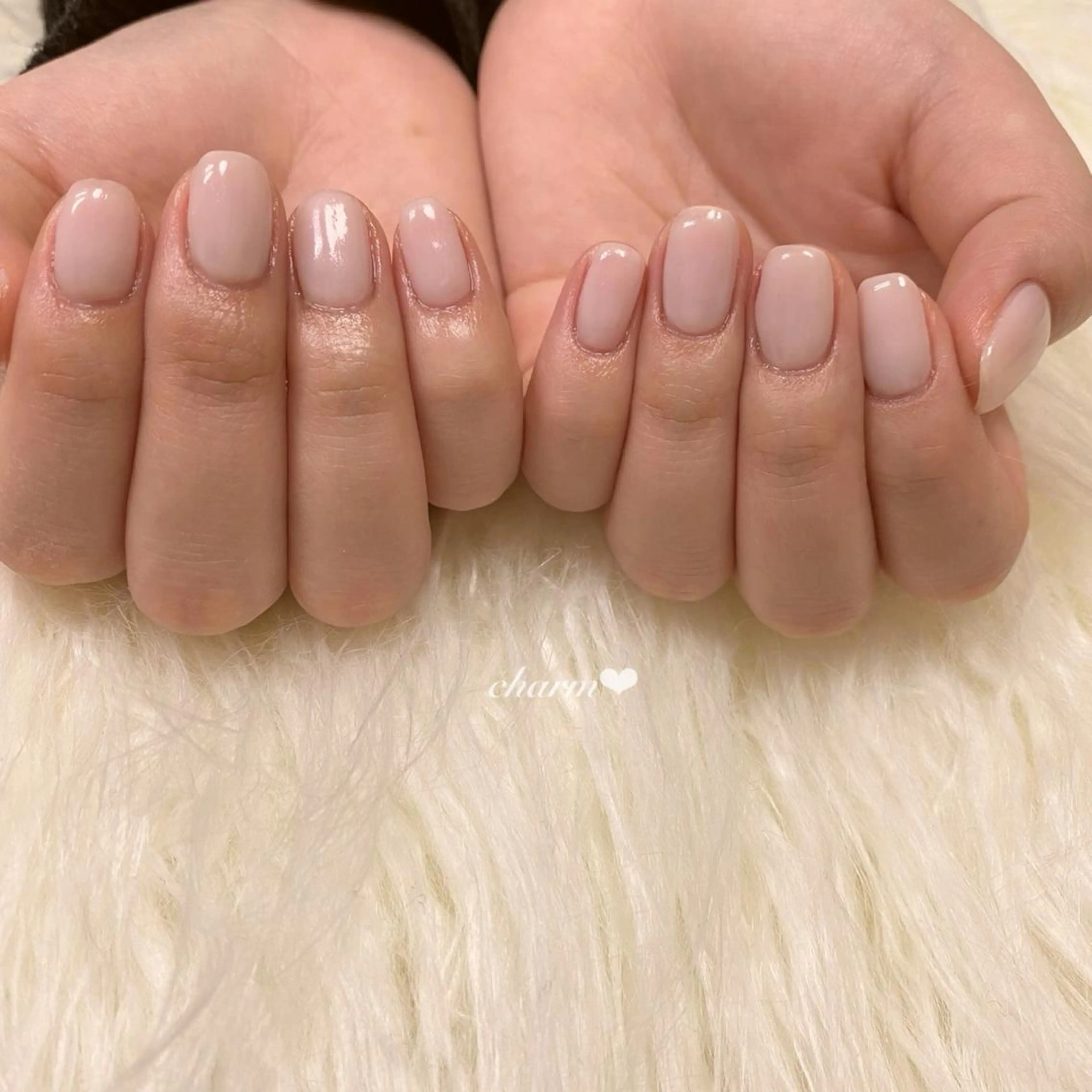 ネイル ワンカラーネイル nail salon charmのネイルデザイン