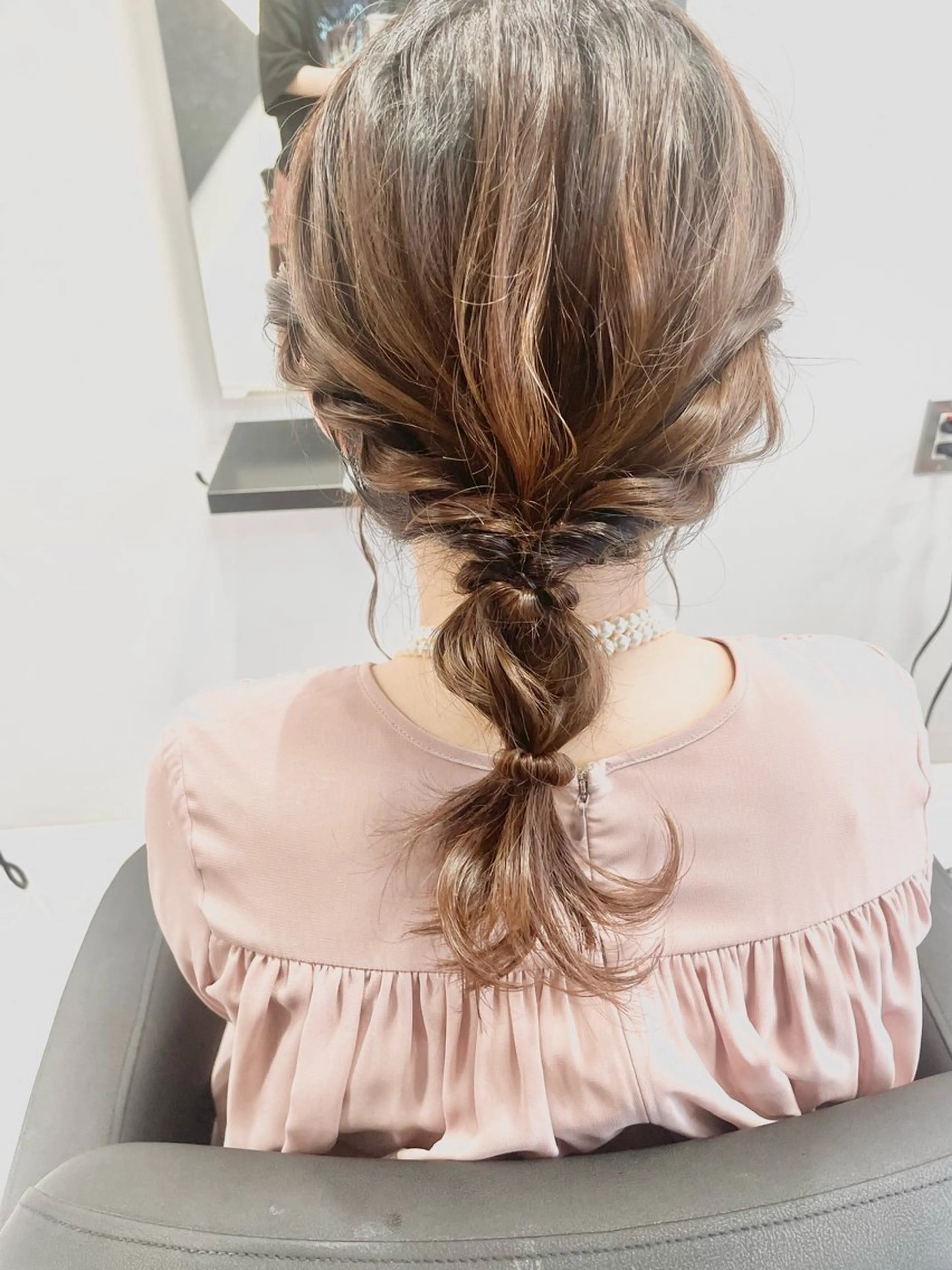 ミディアム ヘアアレンジ 樋川 早紀のヘアスタイル