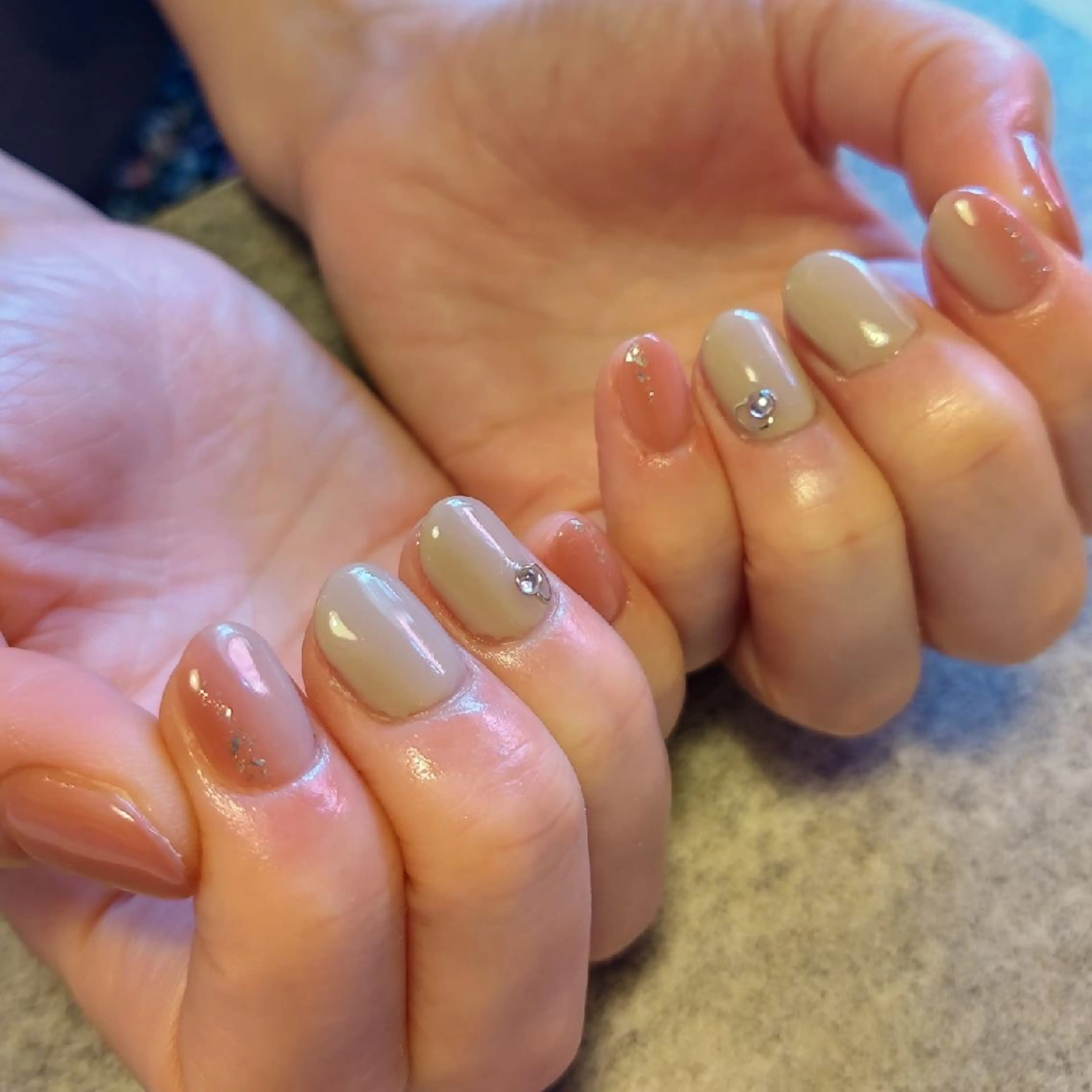 ネイル シンプルネイル ジェヌインネイル 河内のネイルデザイン