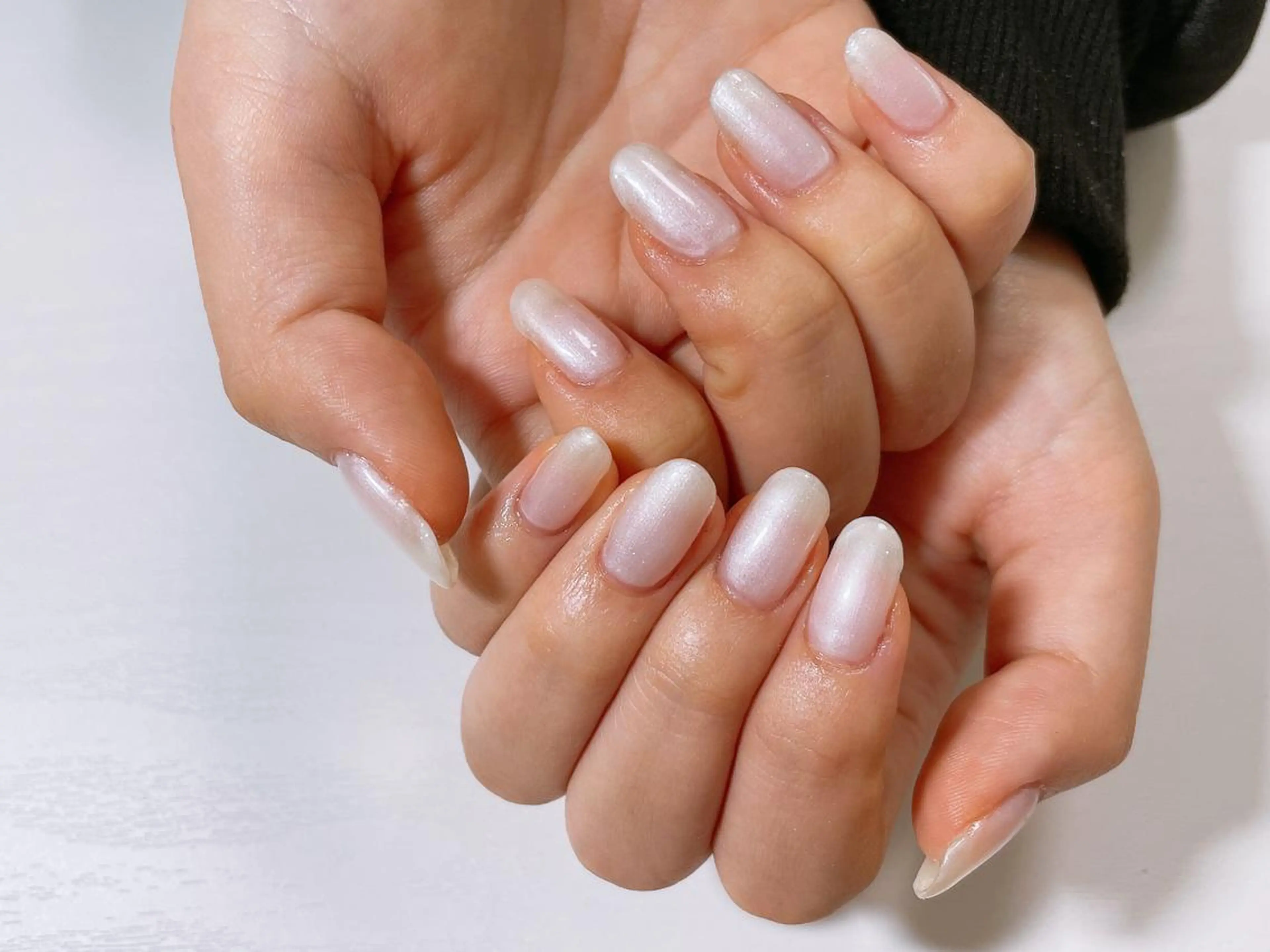 ネイル ワンカラーネイル ホワイト ハンドネイル Sukegawa Satsukiのネイルデザイン