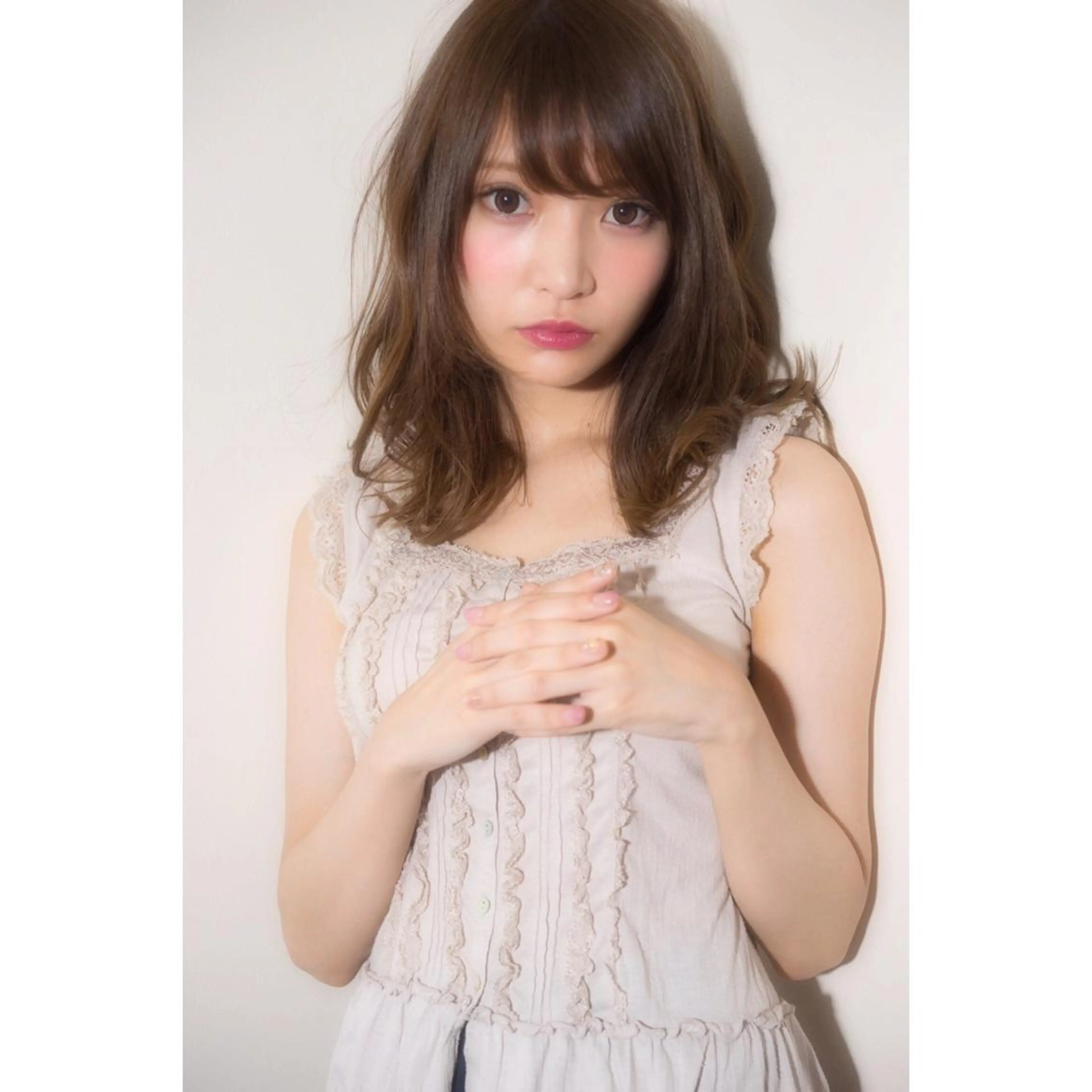 セミロング 外国人風カラー BLANC所属・黒崎 伸治のヘアスタイル