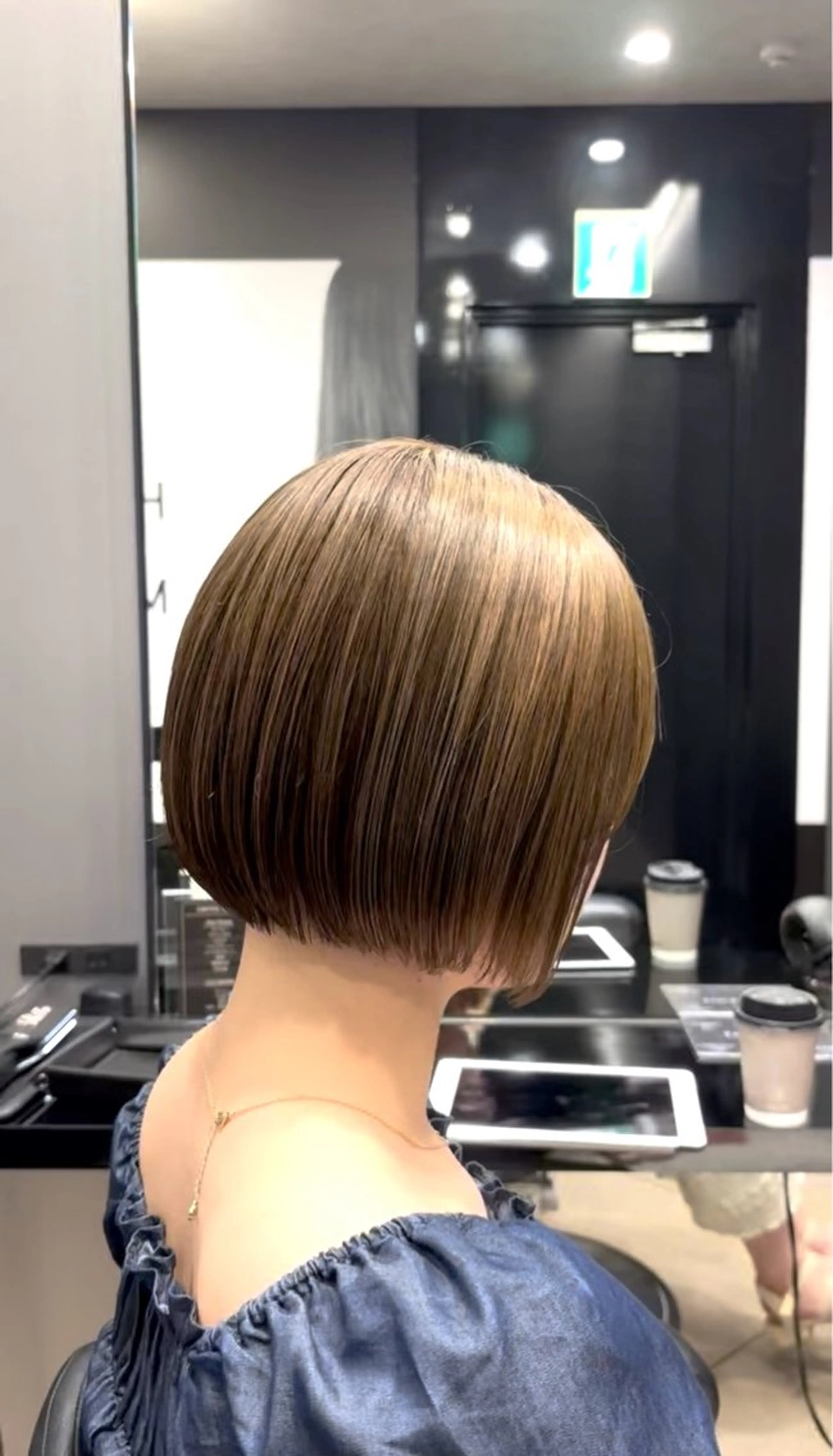 ショート ボブ 縮毛矯正 カット ヘアカラー HARUKI  MINATO Japan広島紙屋町店所属・hmj紙屋町店 脊戸智志のエステ・リラクイメージ