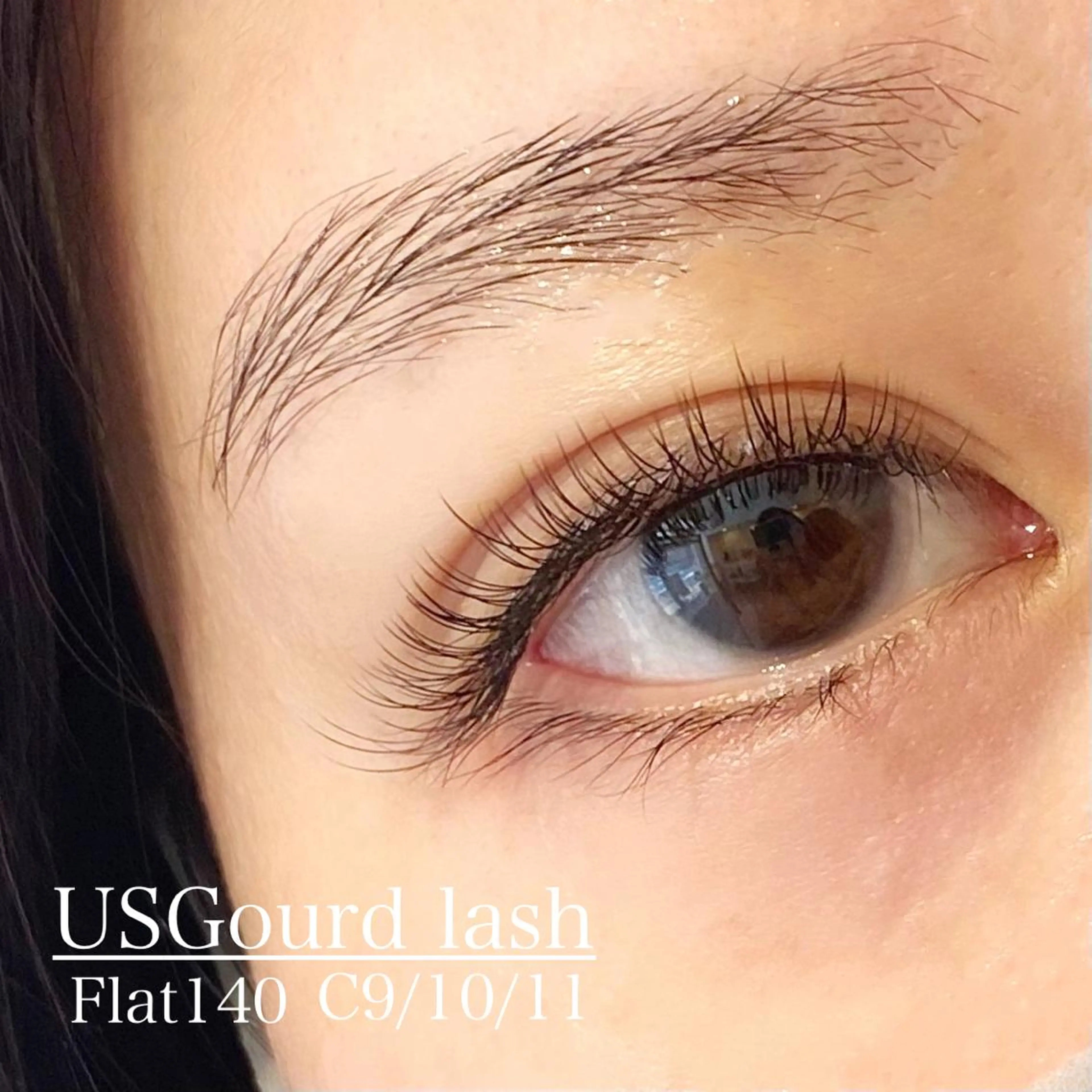 マツエク・マツパ ナチュラル パリジェンヌ上下 恵比寿ayakaのマツエク・マツパデザイン