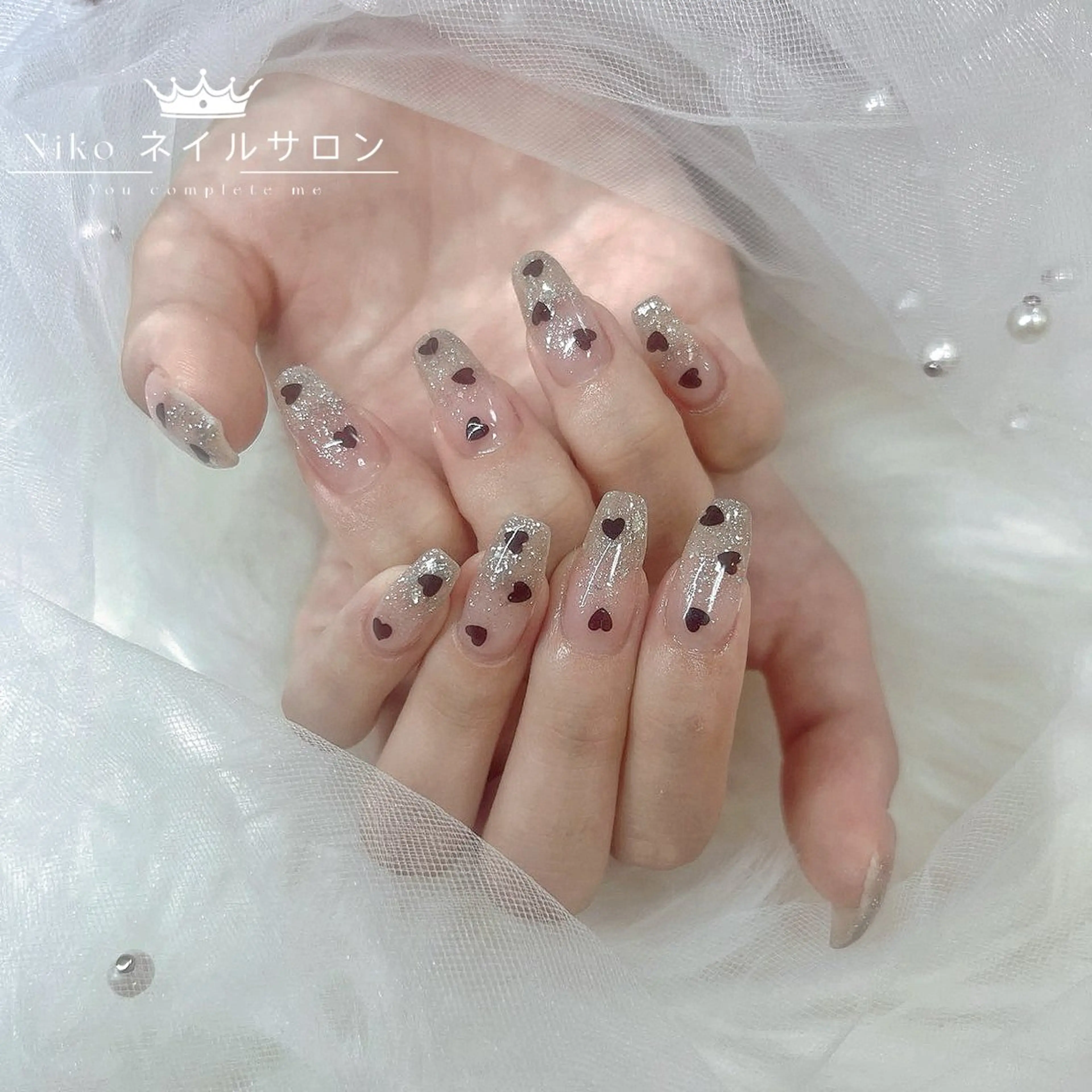 ネイル チークネイル 長さ出し フットネイル フレンチネイル ジェルネイル ハンドネイル 堀井 モモのネイルデザイン