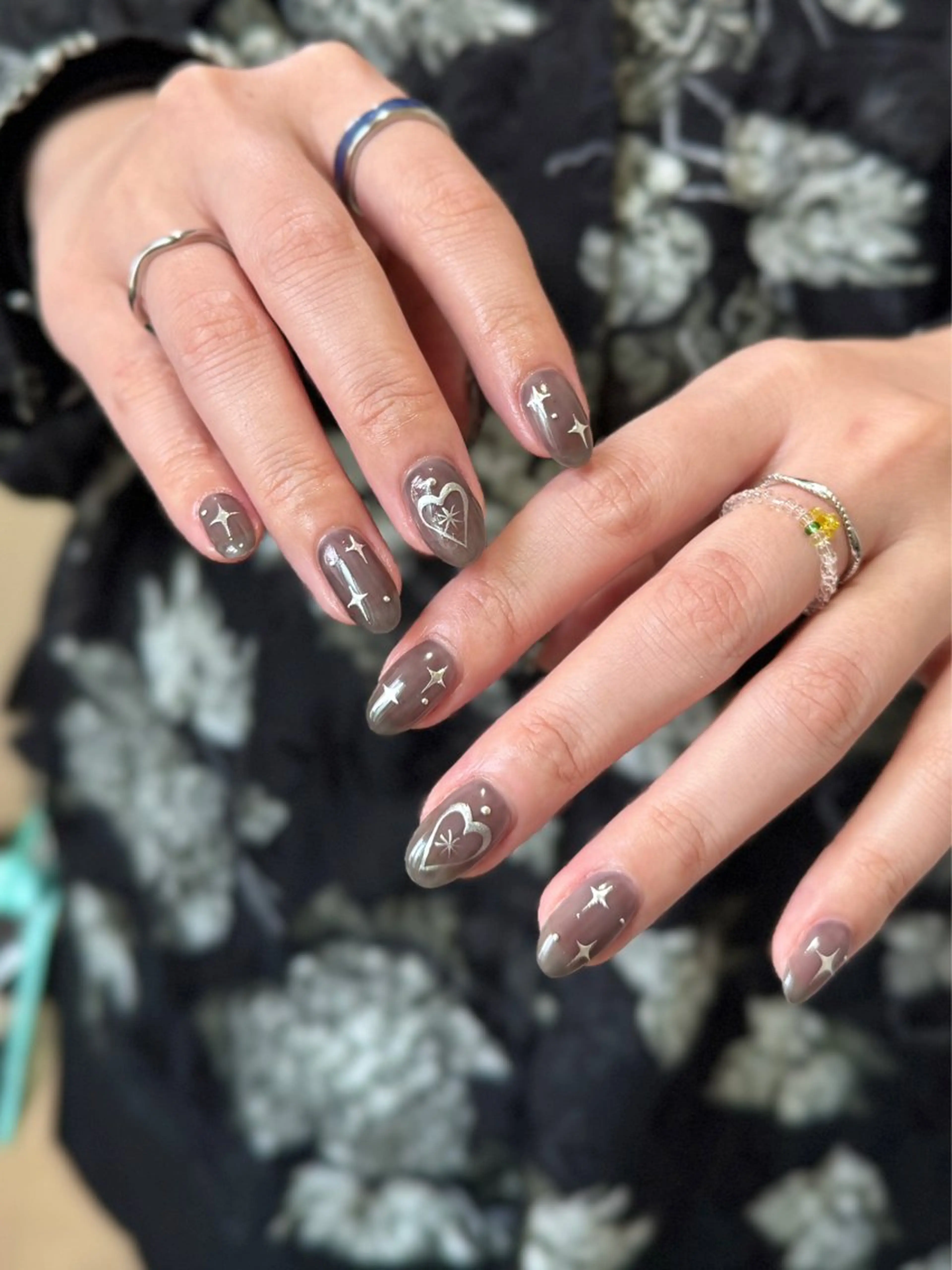 ネイル 持ち込み ハンドネイル pointillé .ayaのネイルデザイン