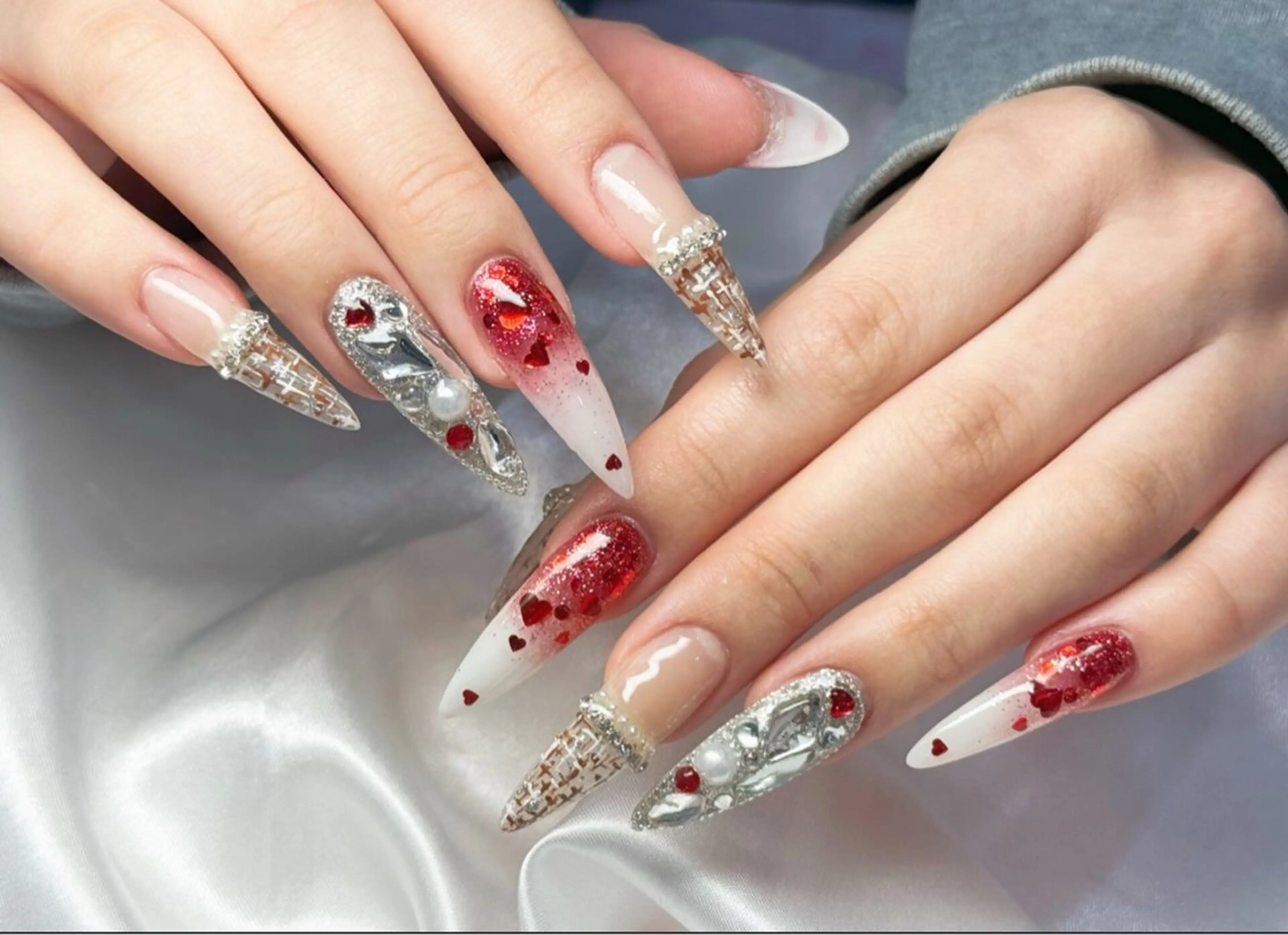 ミニモ限定🈹《チップ長さ出し》持ち込みデザイン150分やり放題❣️オフなしの写真