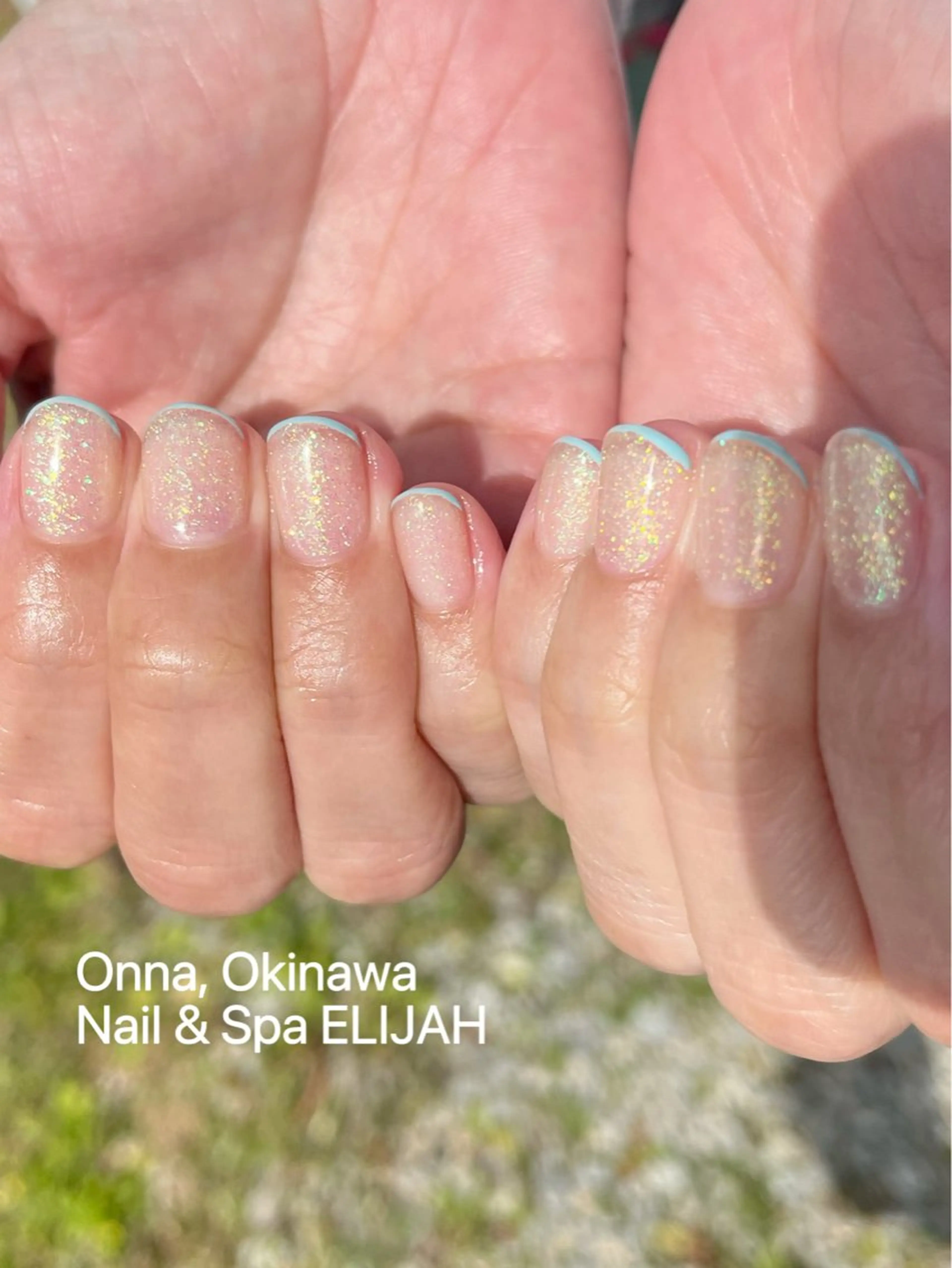 ネイル ハンドネイル ダンラップ新里 友簣乃のネイルデザイン