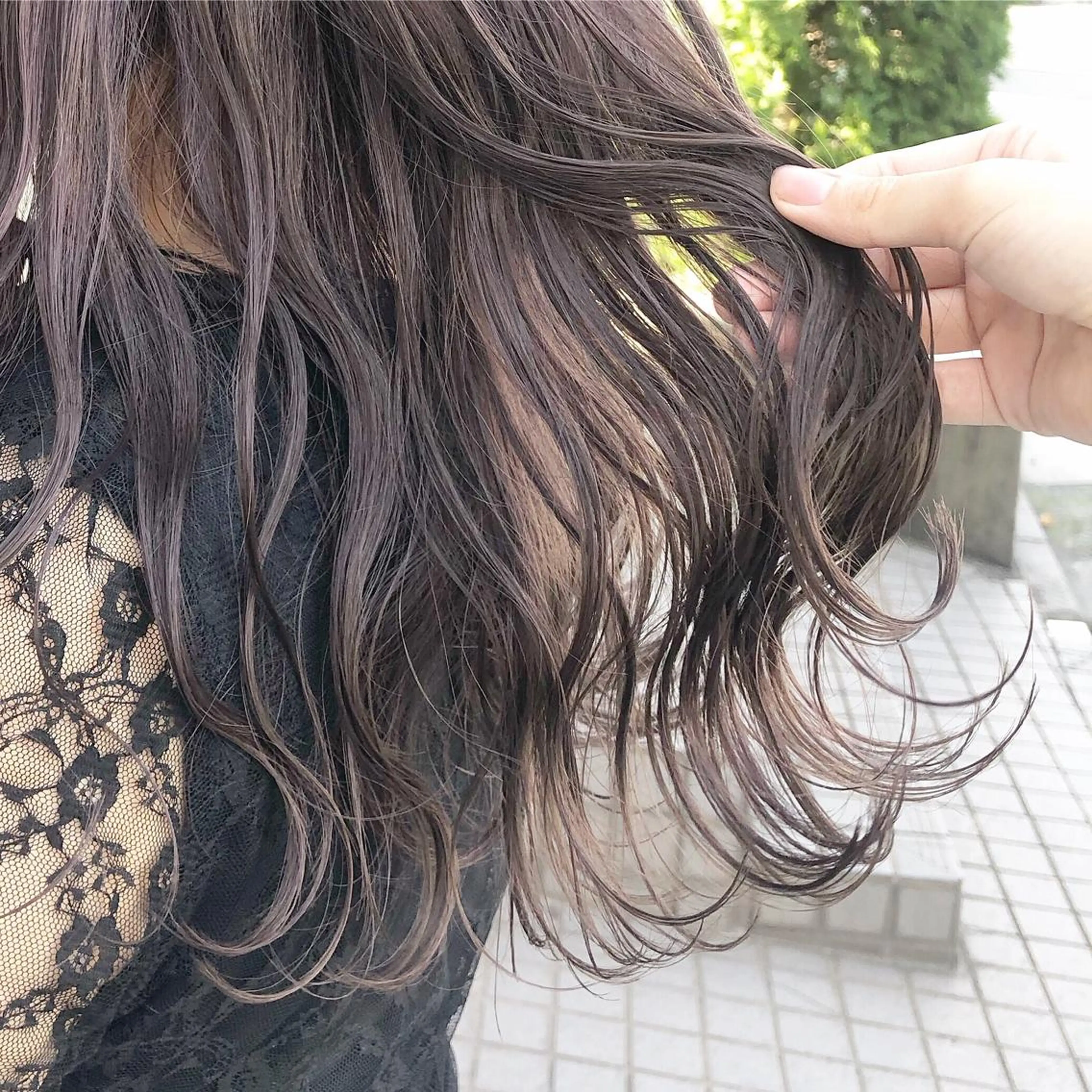 ロング sano sayakaのヘアスタイル