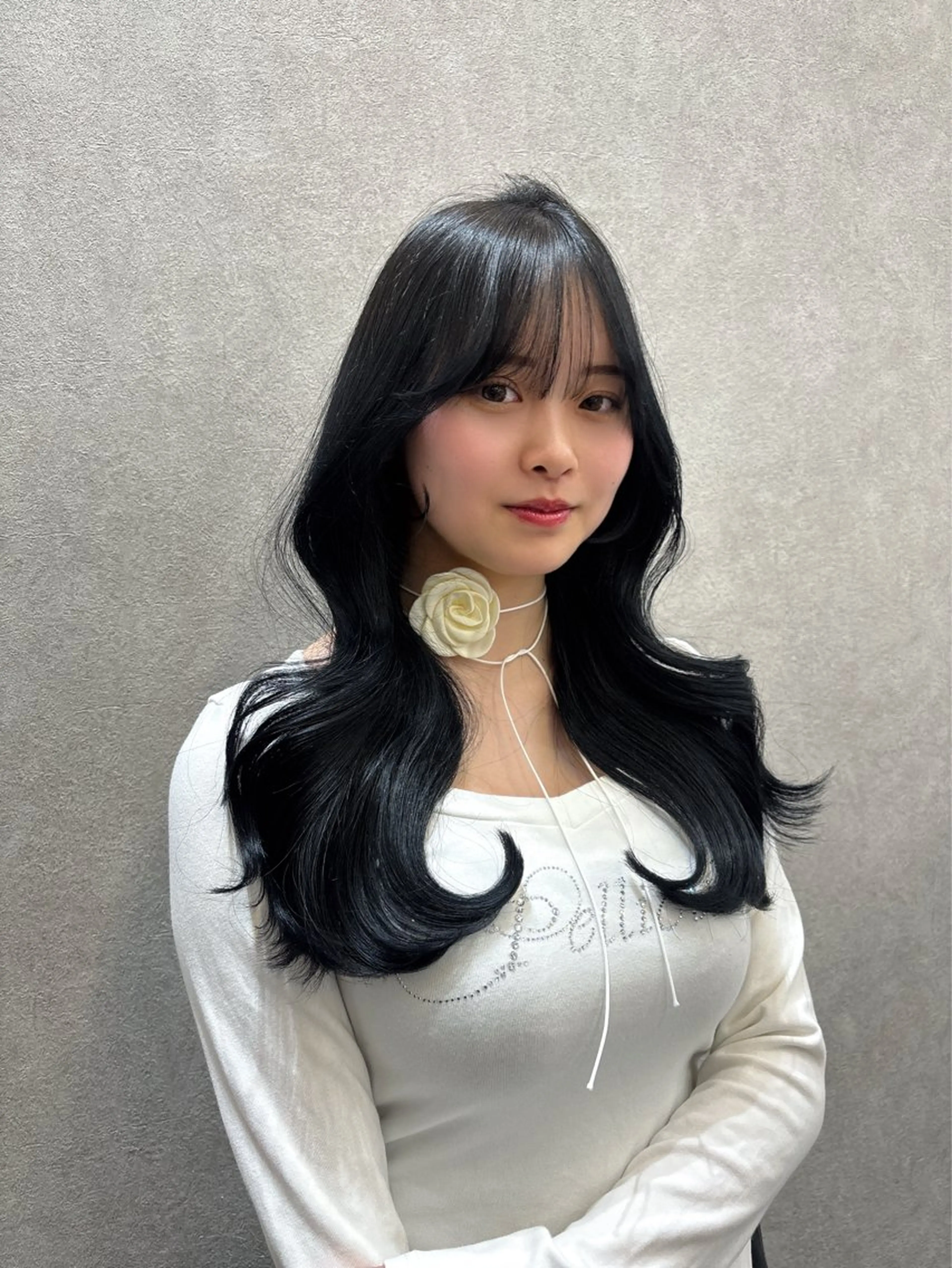 ロング カラー ベージュカラー ブリーチ ブラウンカラー ブラウンベージュ 透明感カラー カット ヘアカラー トリートメント 🍒ブリーチなしカラ ー／Sakura🍒のヘアスタイル