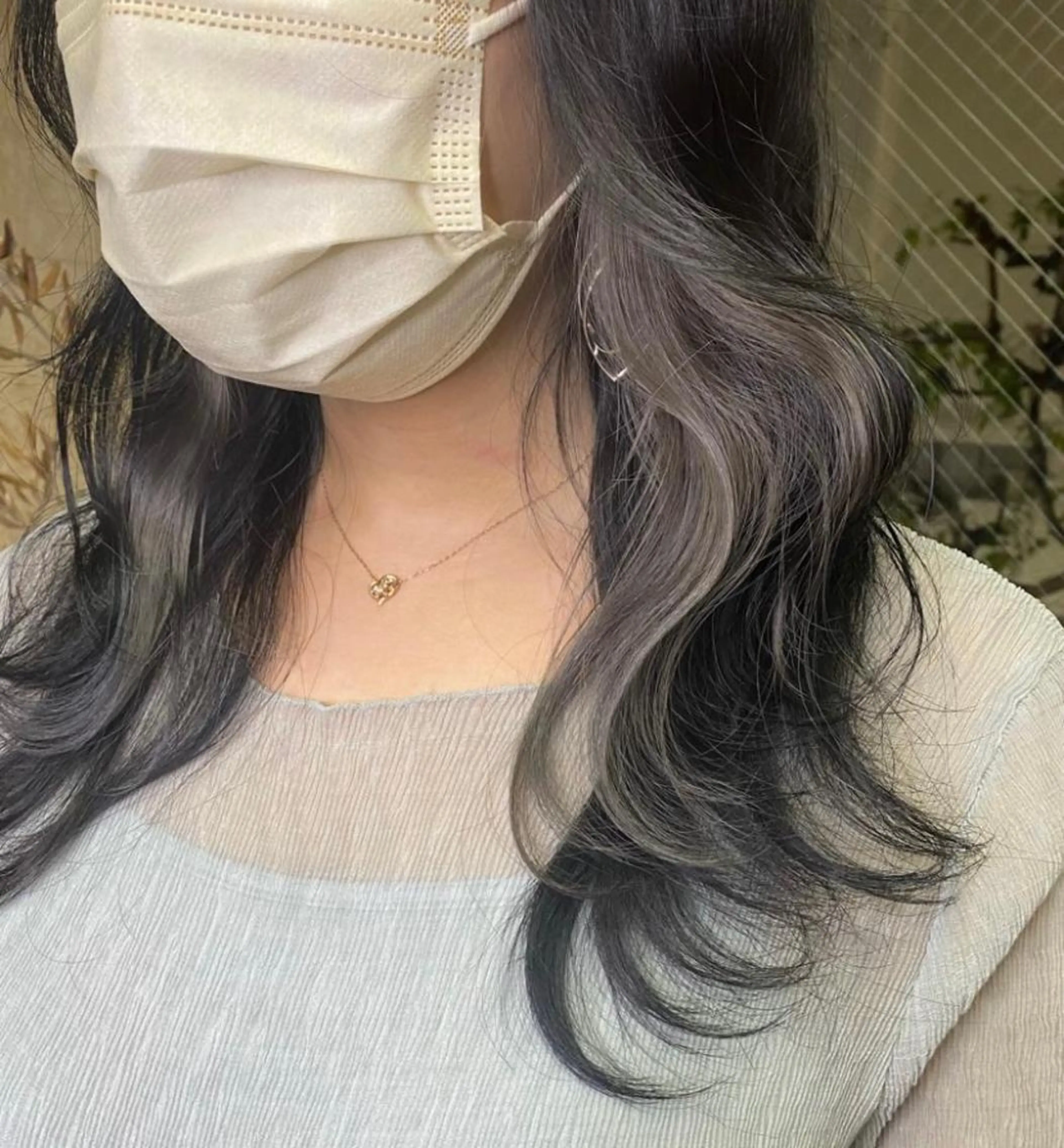 ミディアム 韓国レイヤー/透明感 カラー🦋mioのヘアスタイル