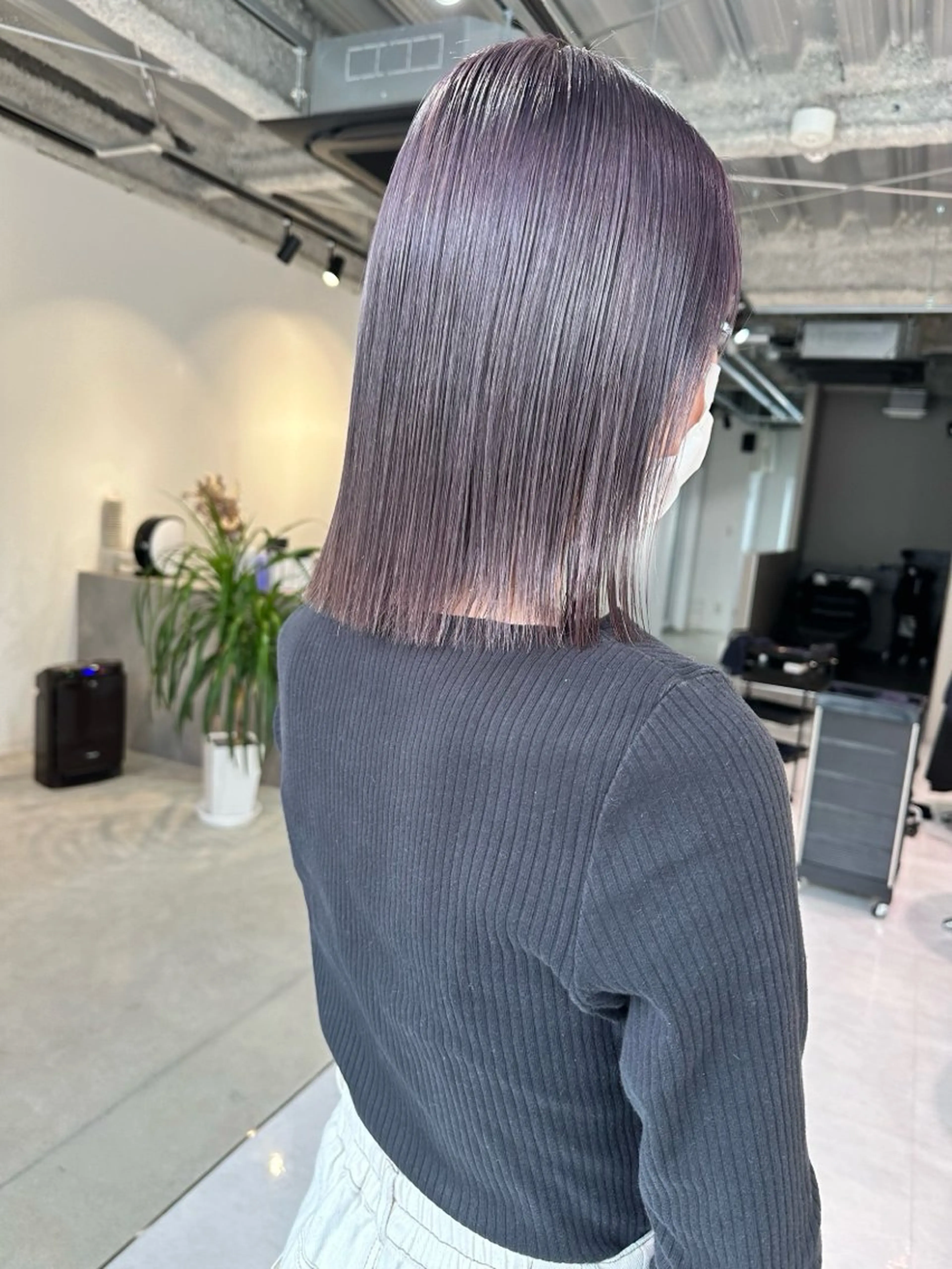 ミディアム カラー ブリーチ 透明感カラー VISION ALL HAIR所属・掛田 翔のヘアスタイル