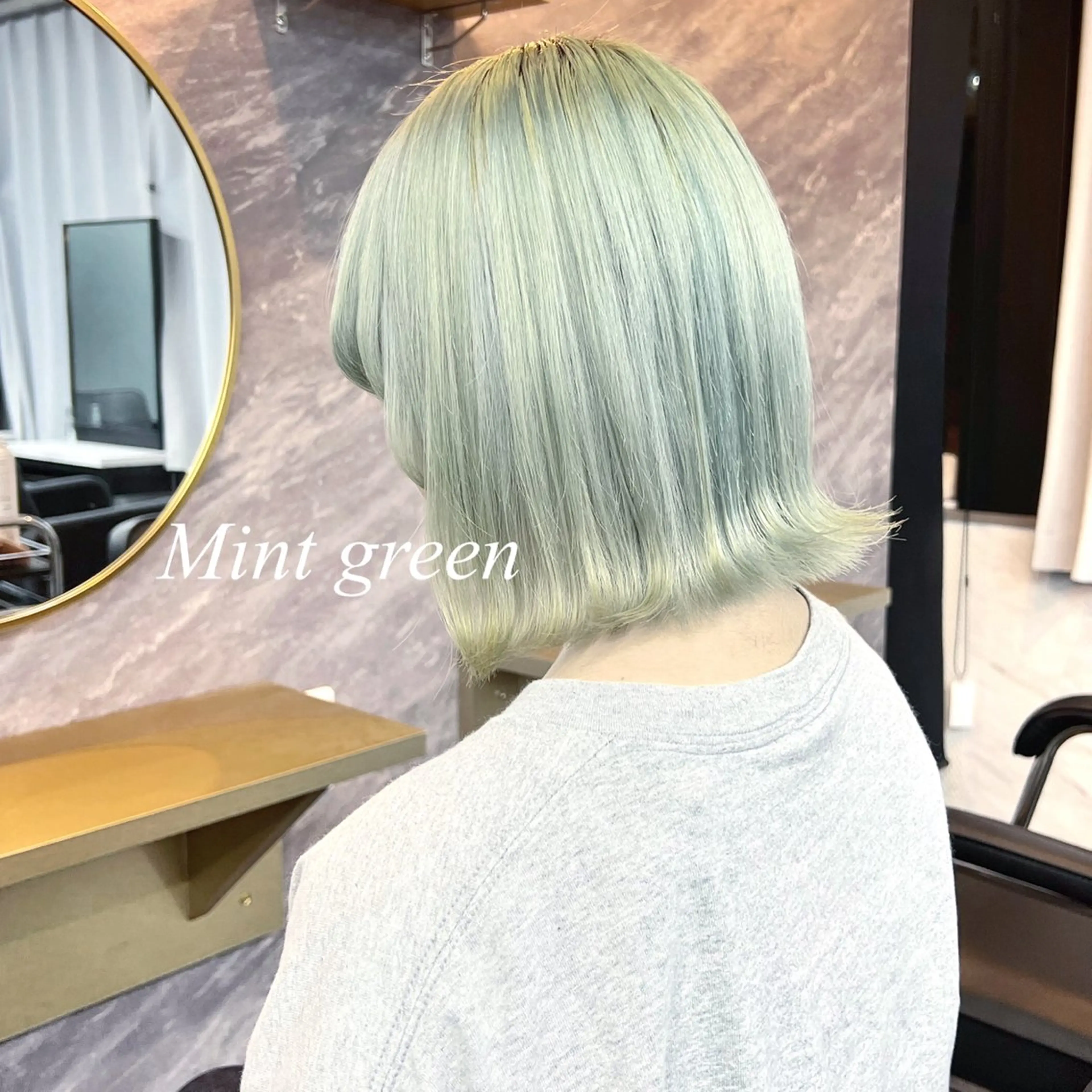 ショート カラー シールエクステ ハイトーンカラー エクステ ヘアカラー シールエクステ特化 ハイトーン、NANAのヘアスタイル