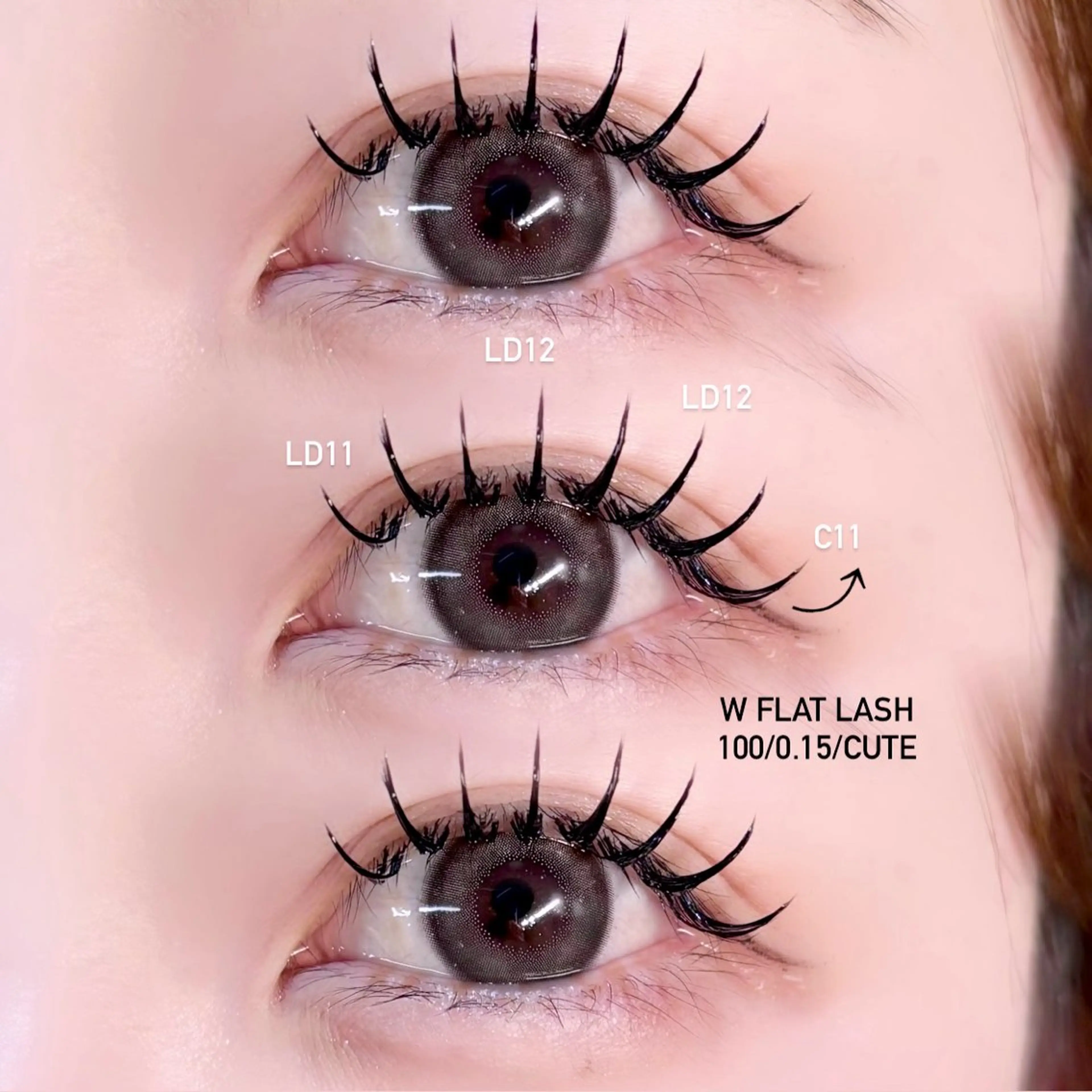 マツエク・マツパ マツエク LILY立川🩶 RINKAのマツエク・マツパデザイン