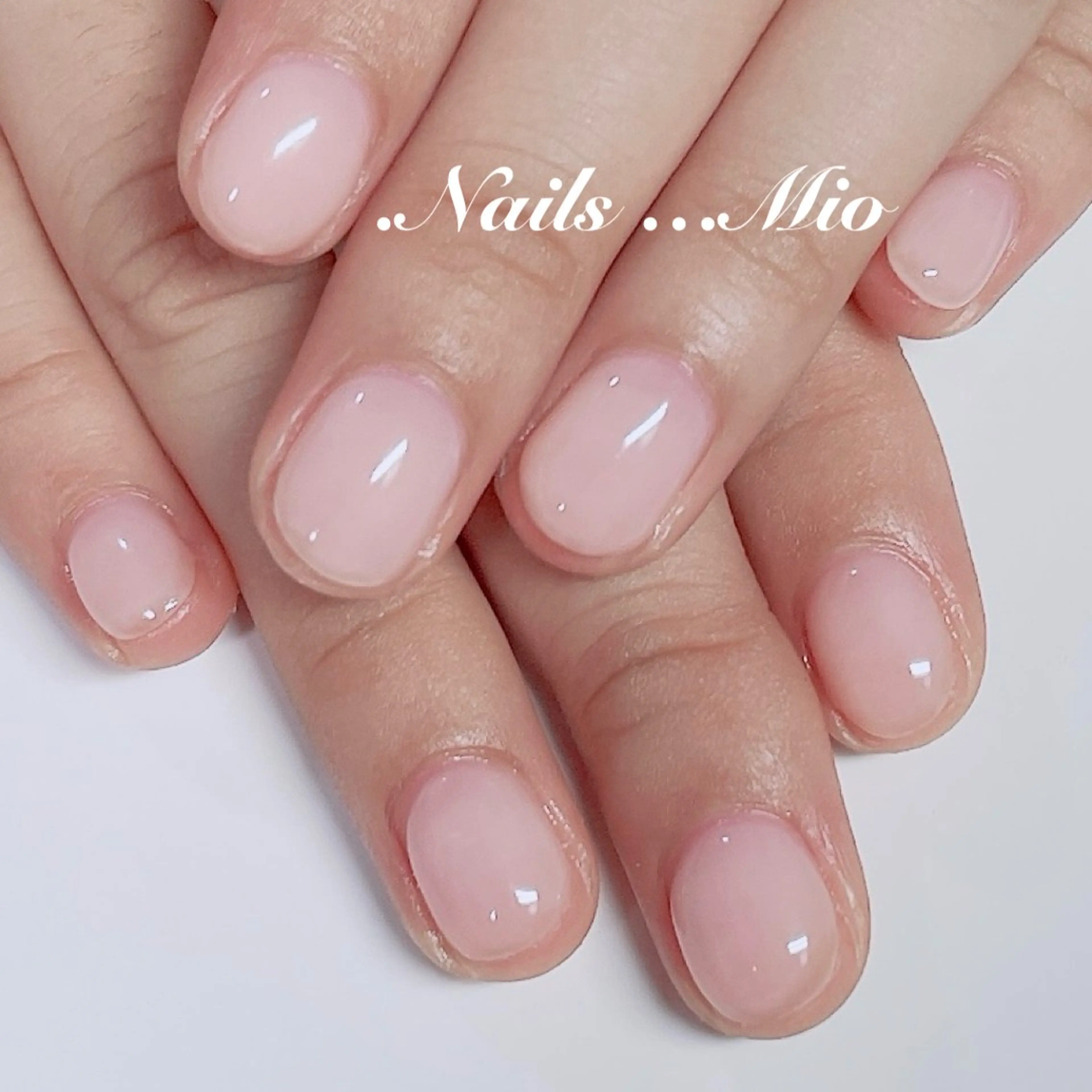 ネイル ジェルネイル ワンカラーネイル ハンドネイル .Nails Mio 赤羽西ネイルサロンのネイルデザイン