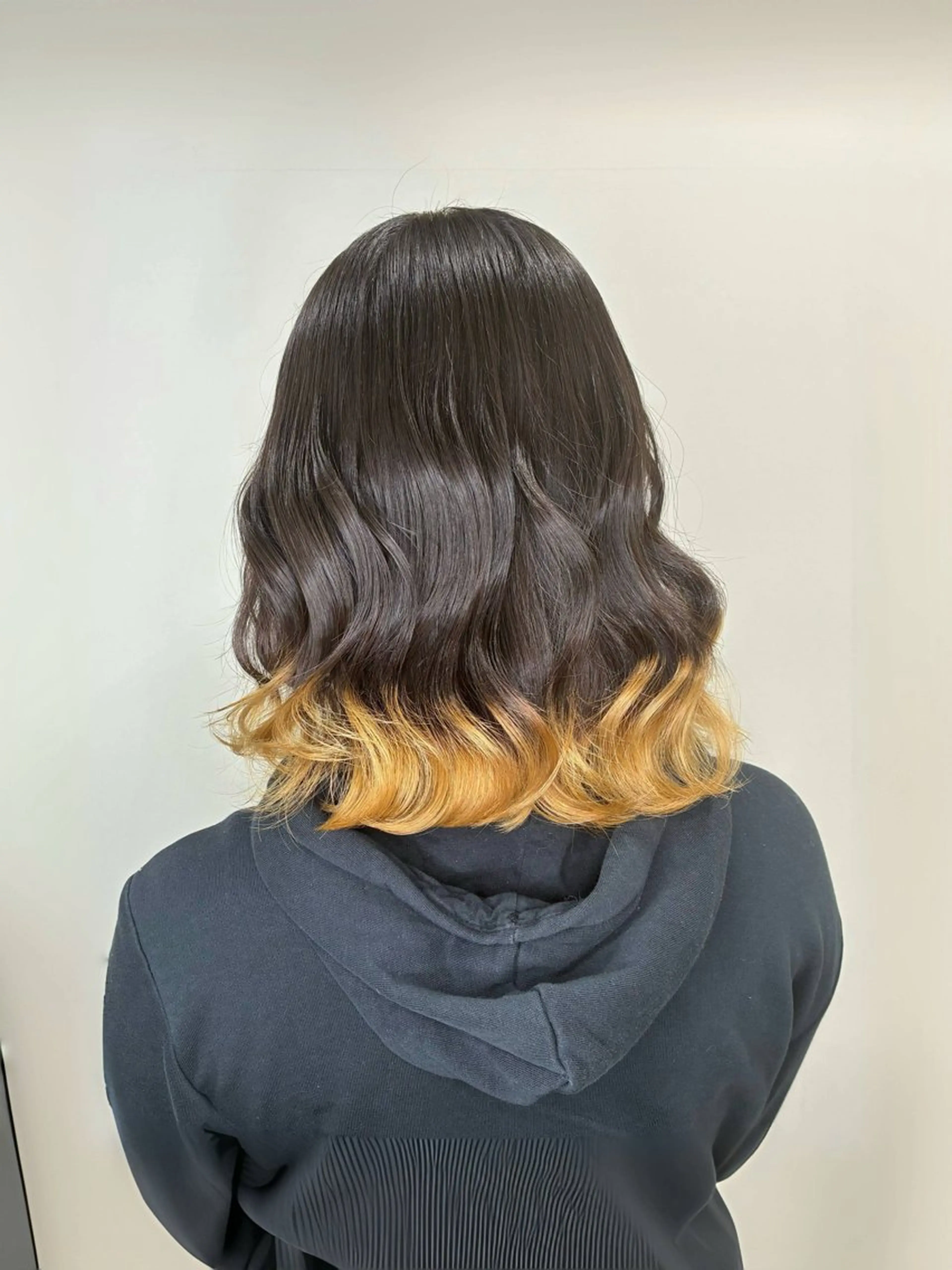 ミディアム カット ヘアカラー トリートメント 梅原 姫🍬🐰のヘアスタイル