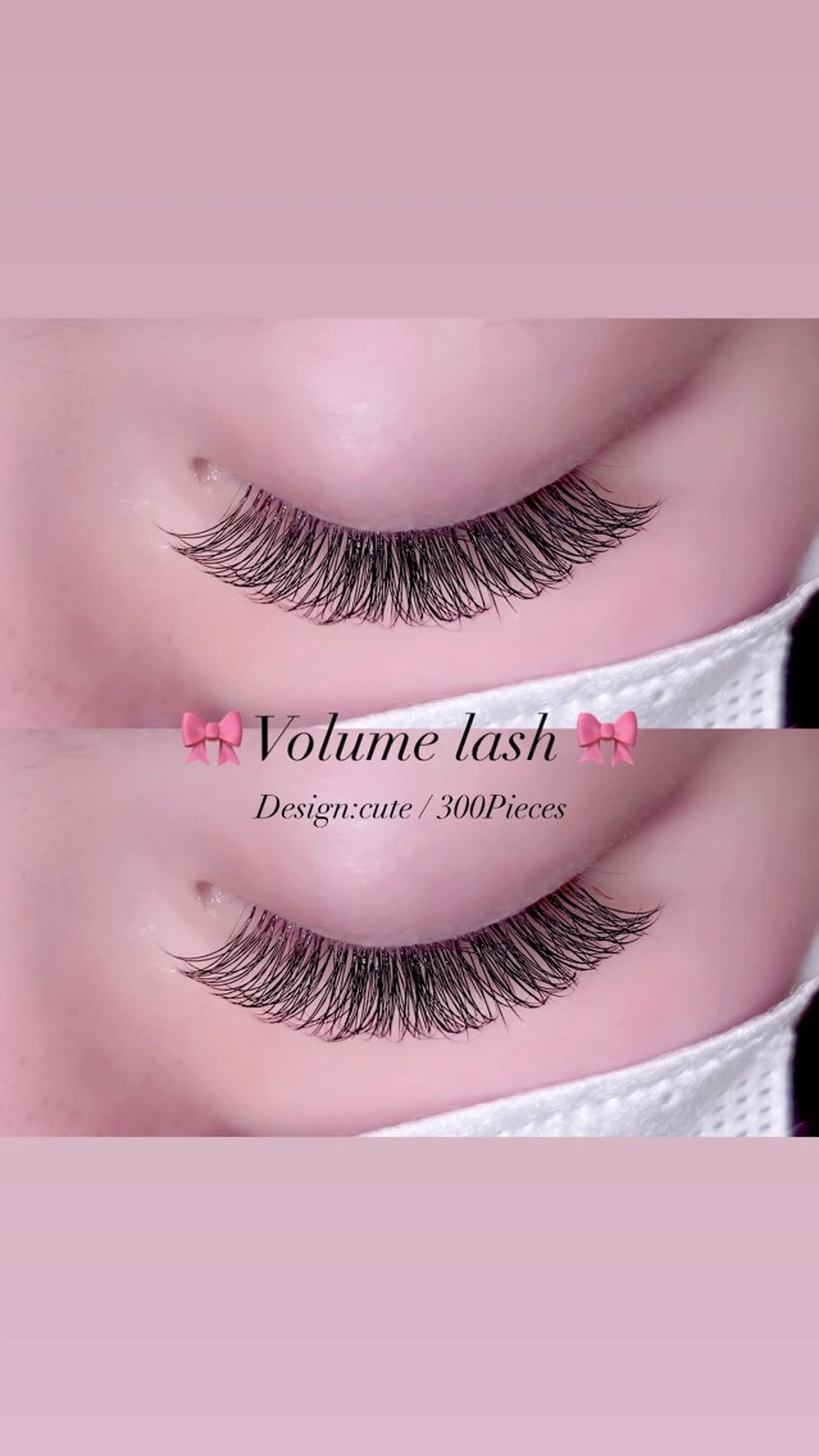 【✨12月限定✨】🉐30%off⟡🎀3Dボリュームラッシュ400本🎀｡✧｡･ﾟの写真