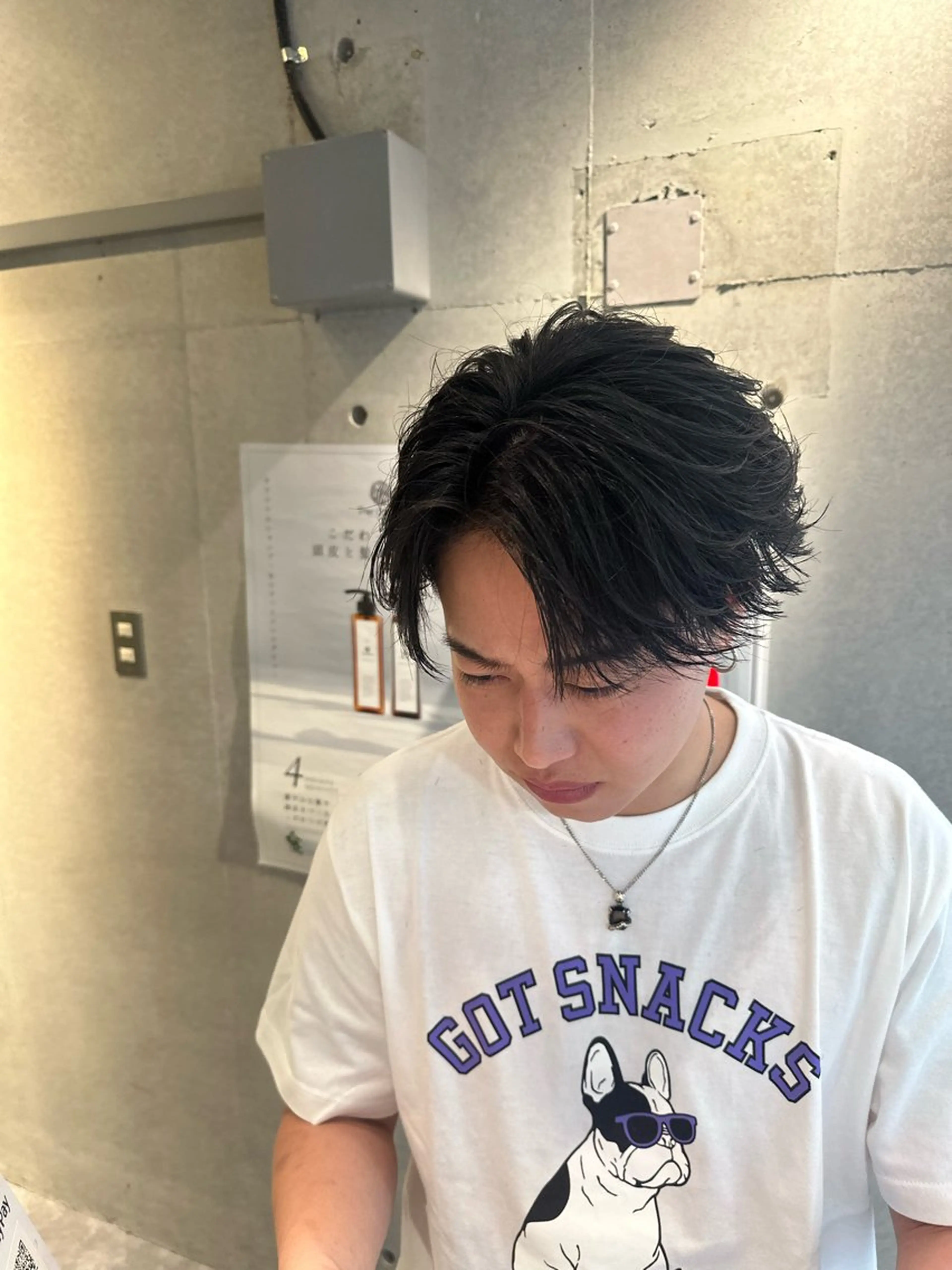 パーマ メンズ カット パーマ 💎メンズカット ／フェザー／細野💎のヘアスタイル