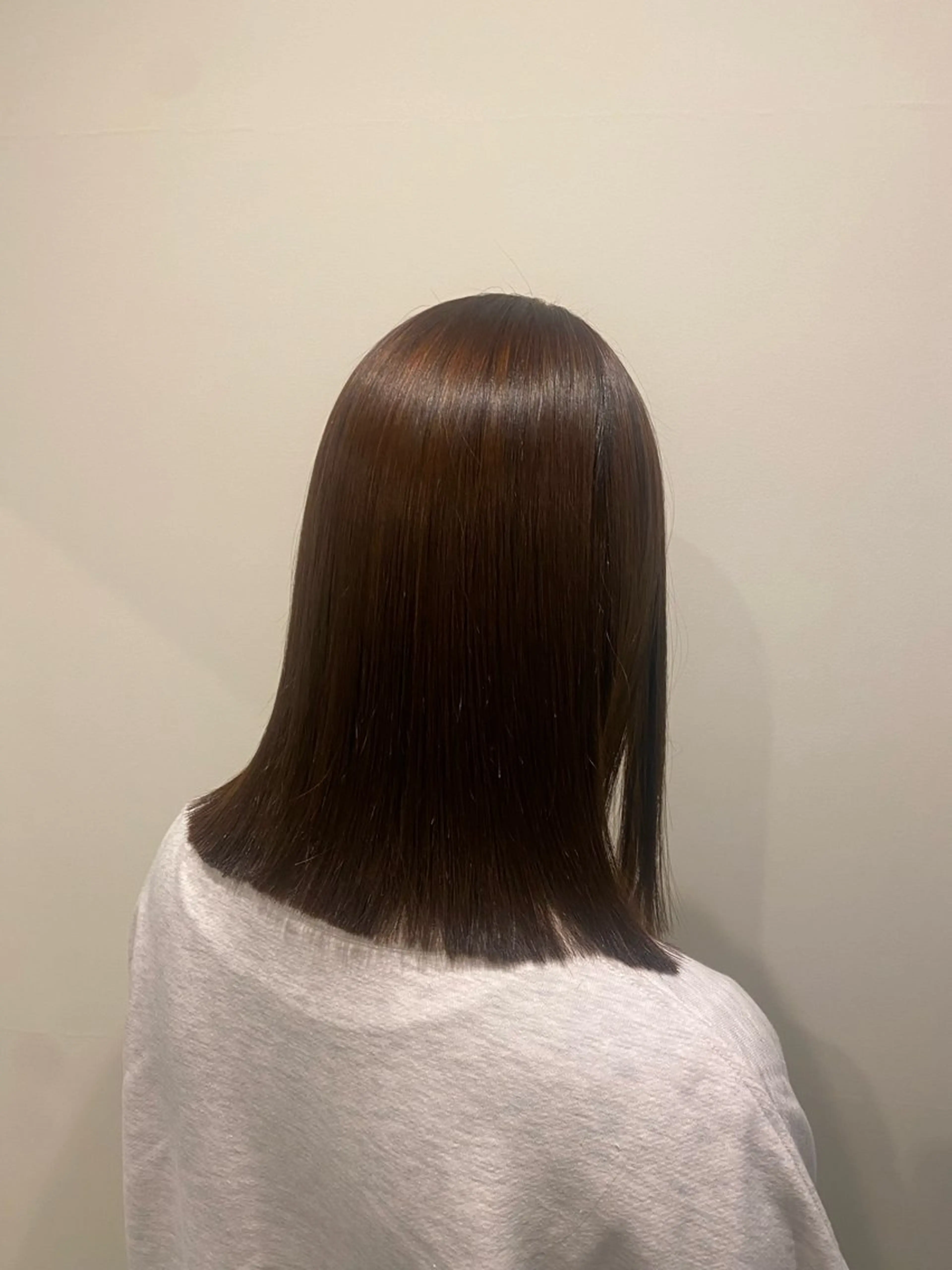 ミディアム カット 縮毛矯正 🍑 モモカ🍑のヘアスタイル