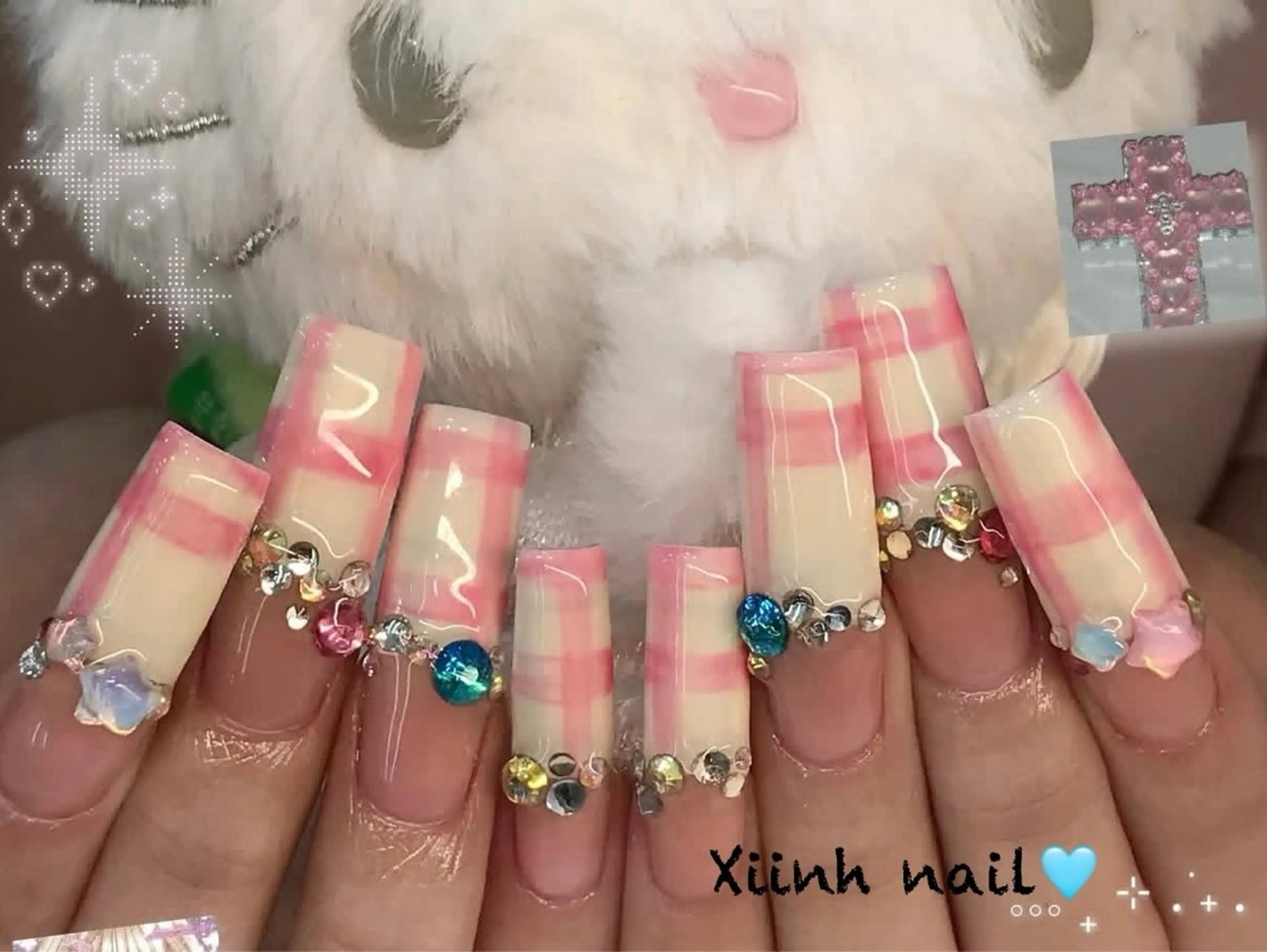 ネイル チークネイル フットネイル フレンチネイル ジェルネイル ハロウィン XIINH NAIL SALONのネイルデザイン