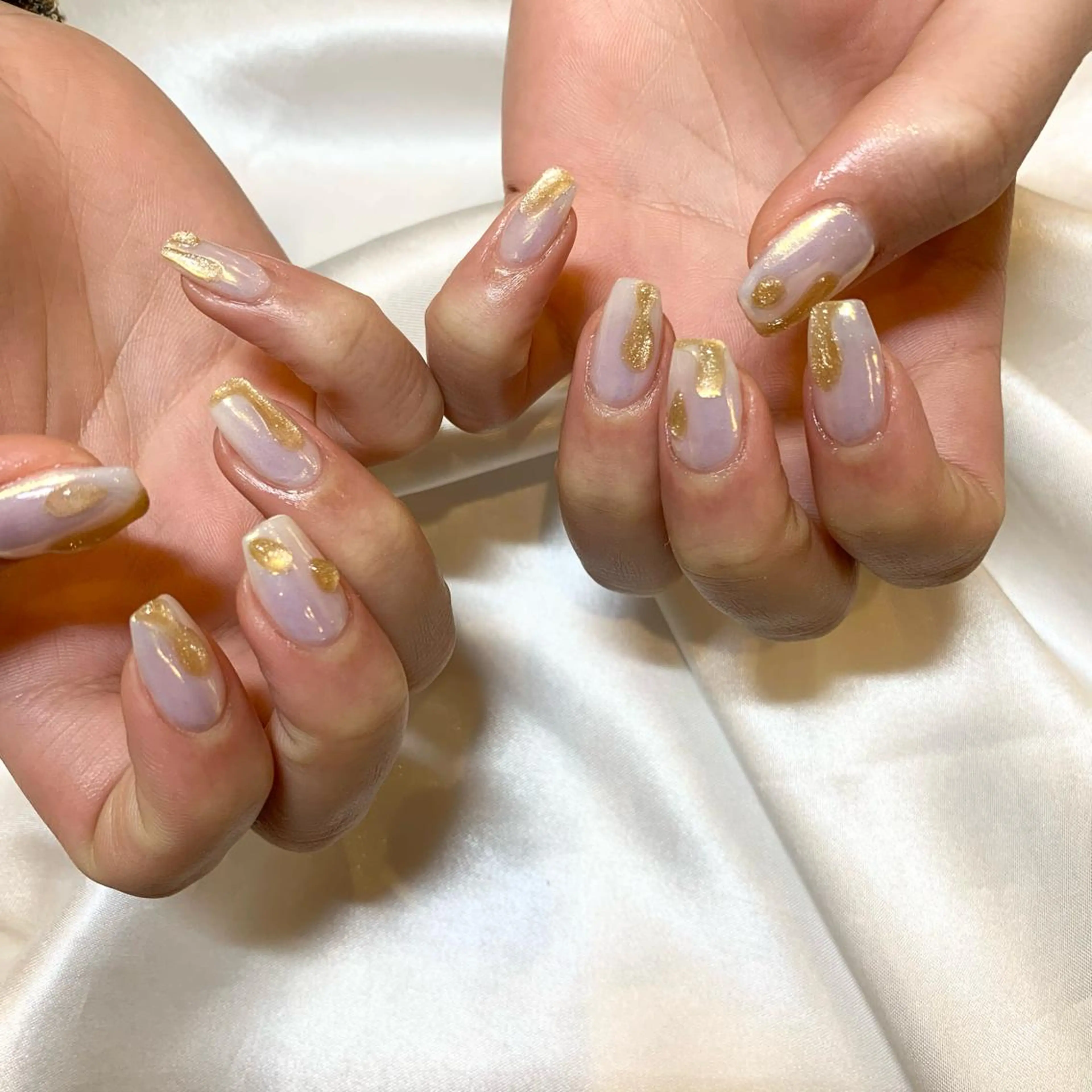 ネイル アートネイル オーロラネイル マグネットネイル ハンドネイル ui nailのネイルデザイン