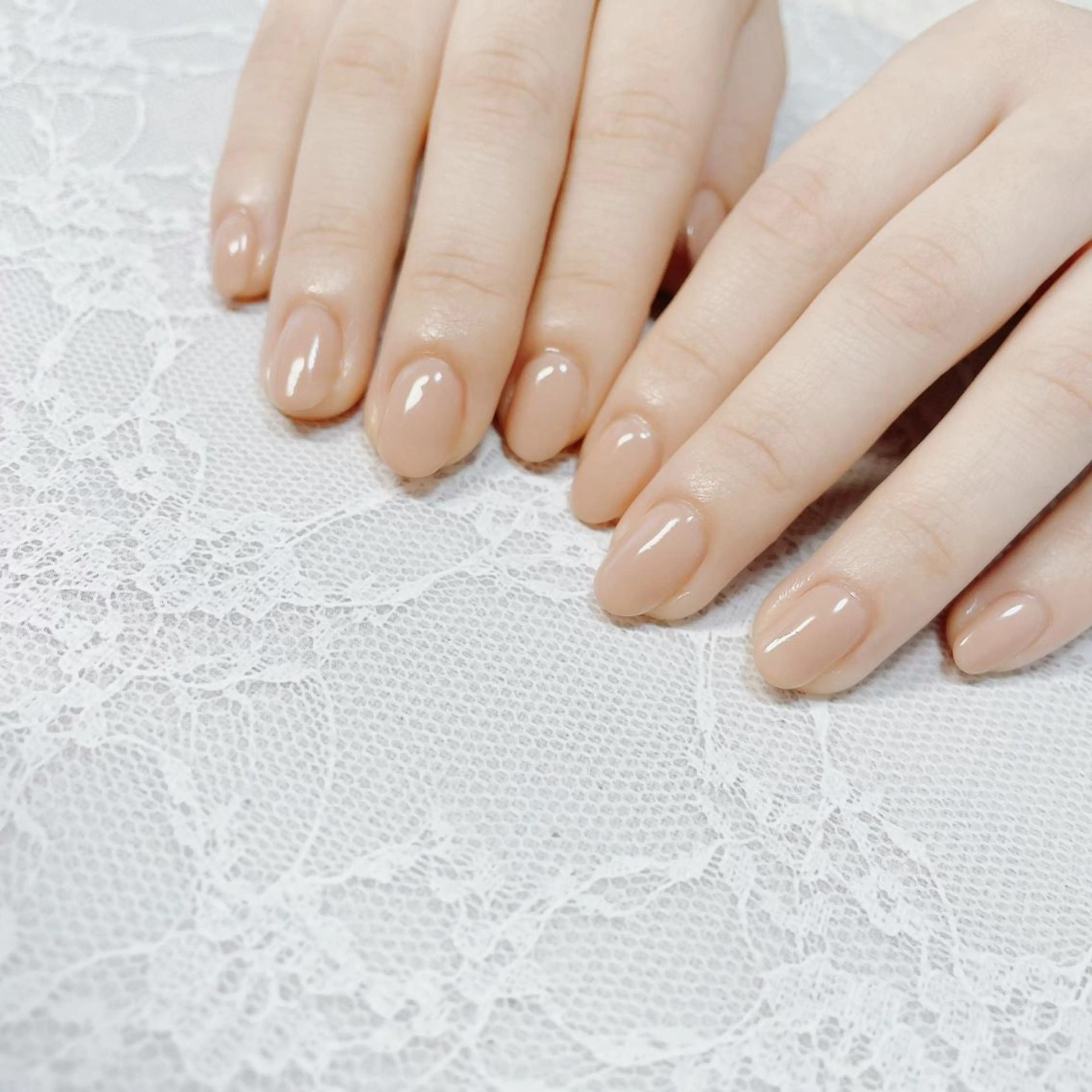 ネイル ワンカラーネイル かんの りなのネイルデザイン