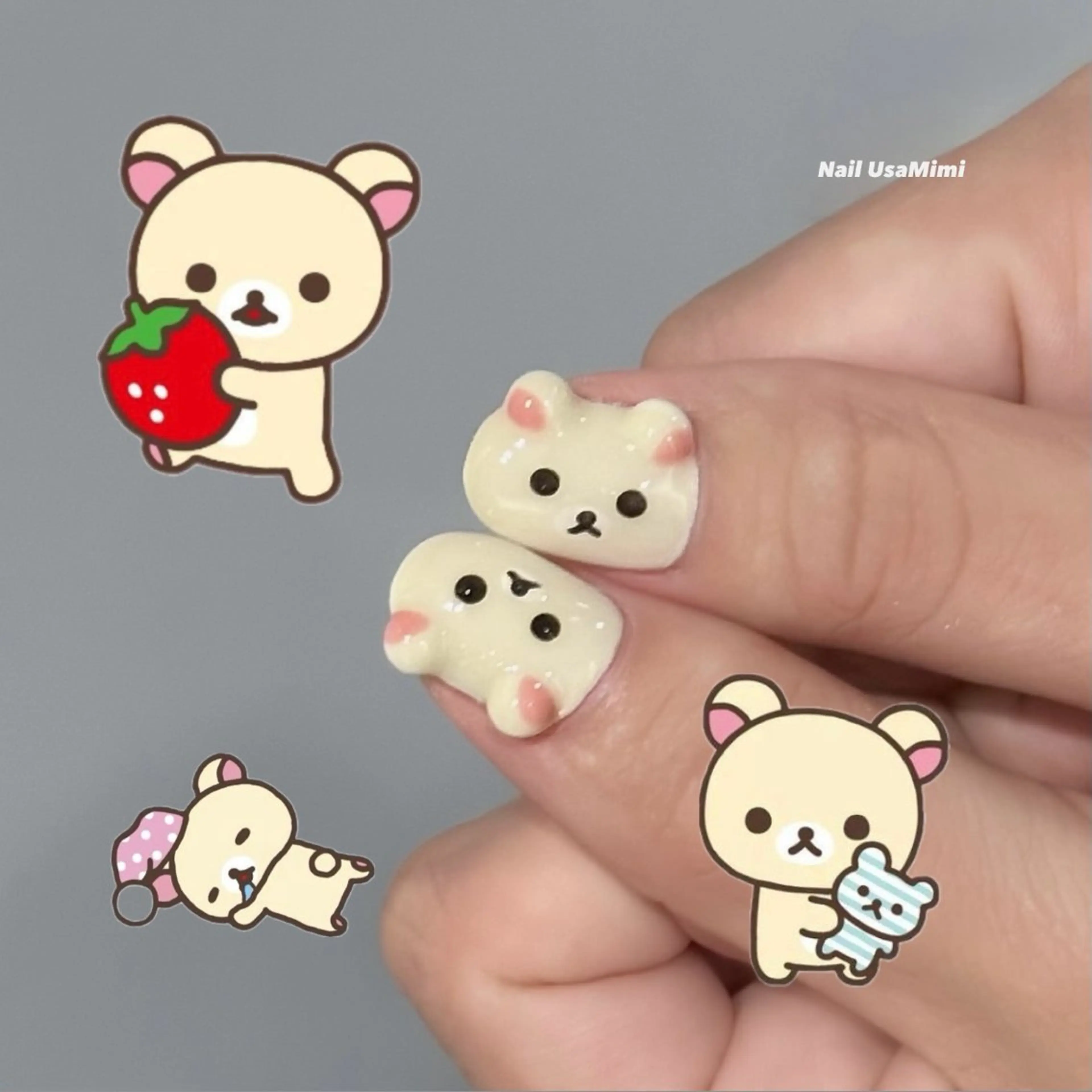 ネイル ハンドネイル 本町NailUsaM imi MOMOKAのネイルデザイン