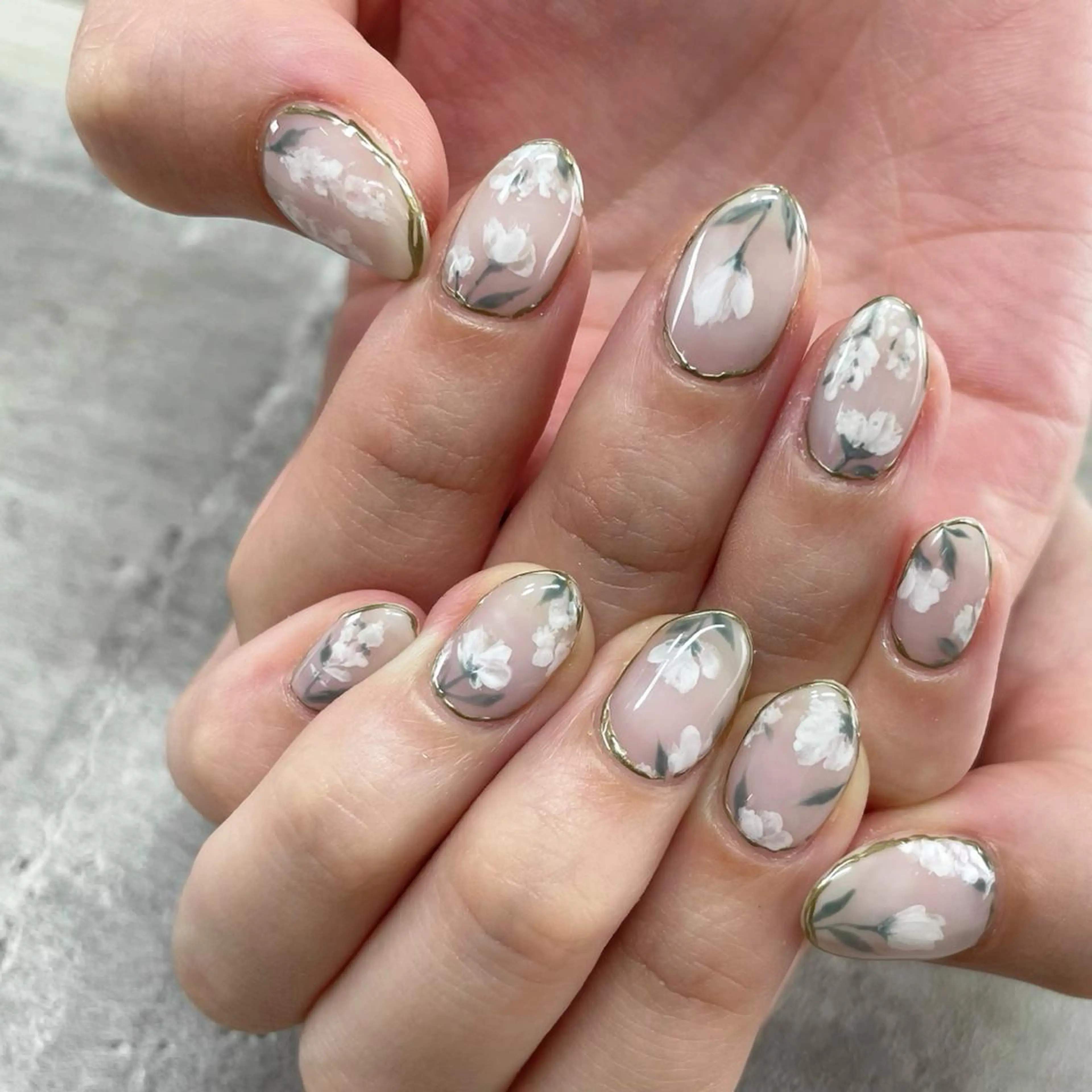 ネイル ジェルネイル 東 千夏のネイルデザイン