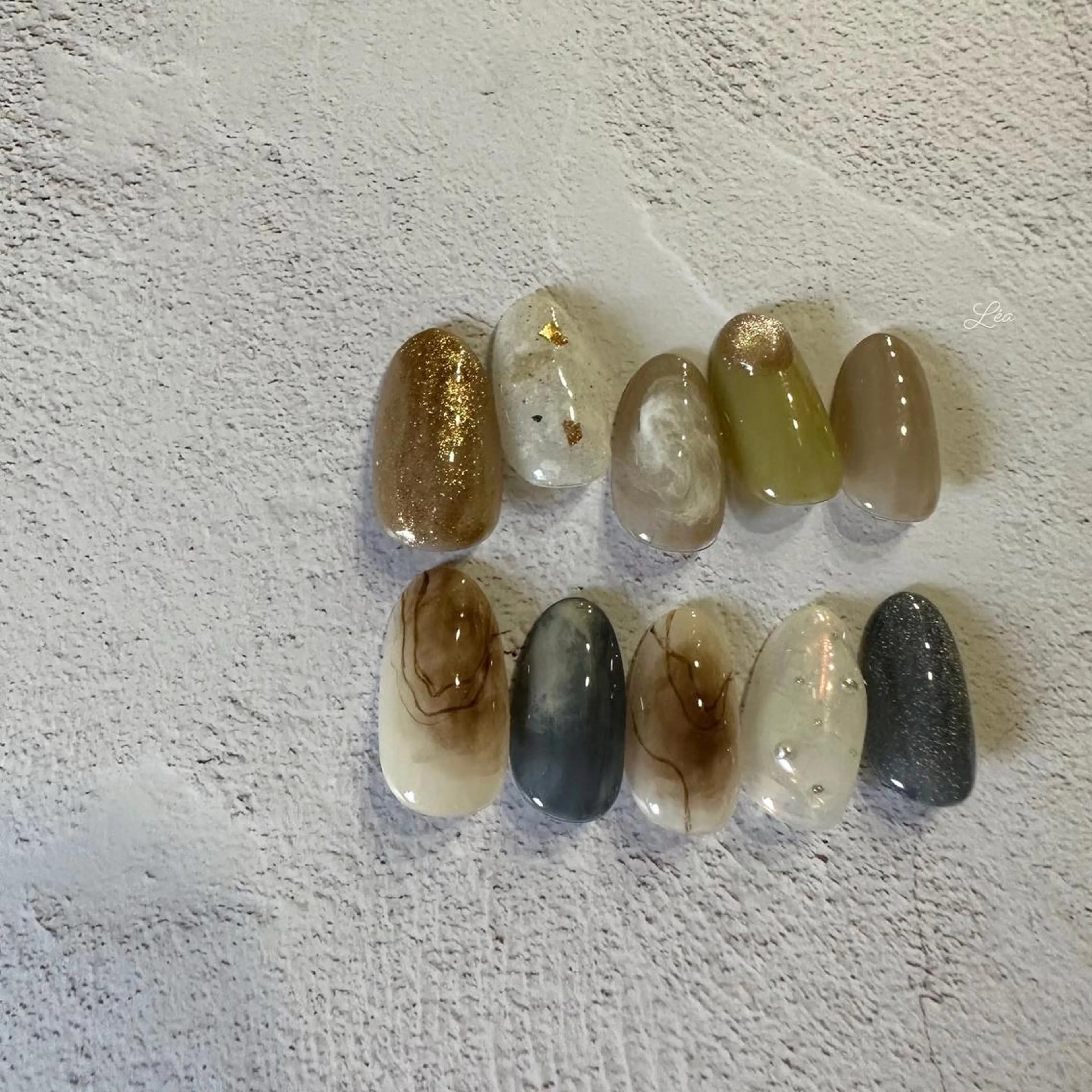 ネイル ジェルネイル パラジェル Léa nailのネイルデザイン