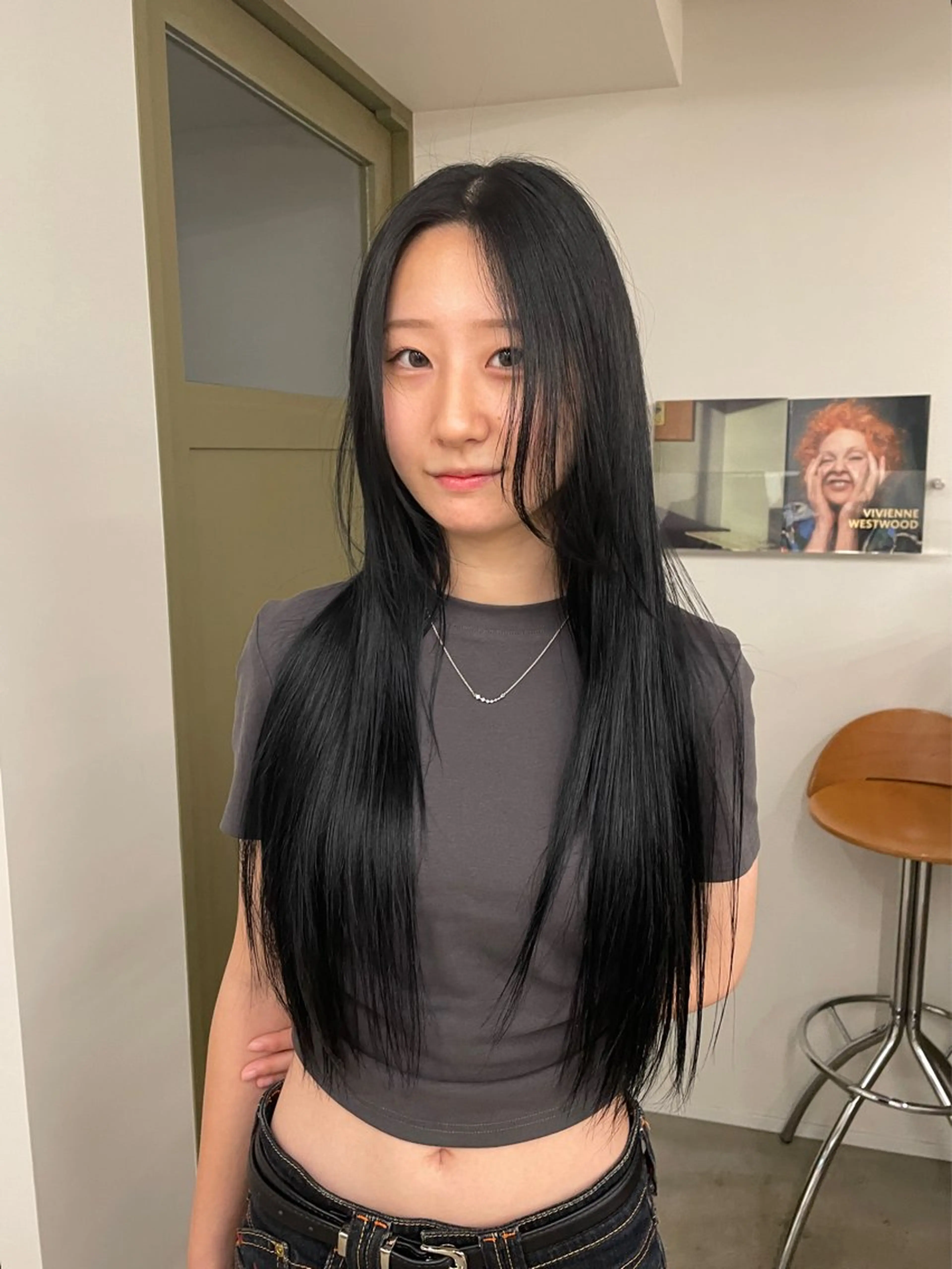 ロング カラー ヘアカラー トリートメント ヘアセット tonari所属・ブリーチモデル/ カットモデル/Riaのヘアスタイル