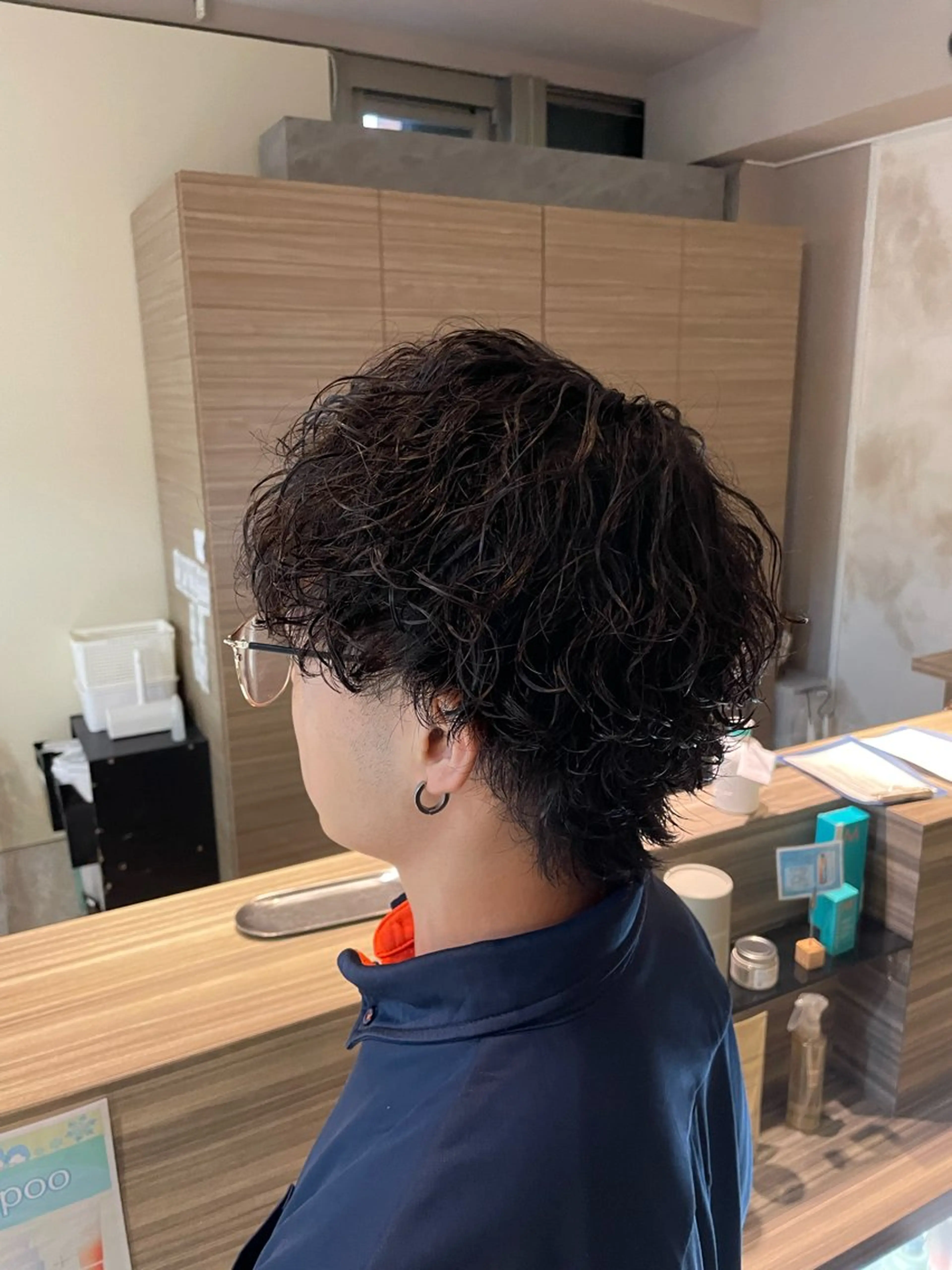 ショート パーマ メンズ カット パーマ 🔷メンズ推し🔷 遠藤暖大のヘアスタイル