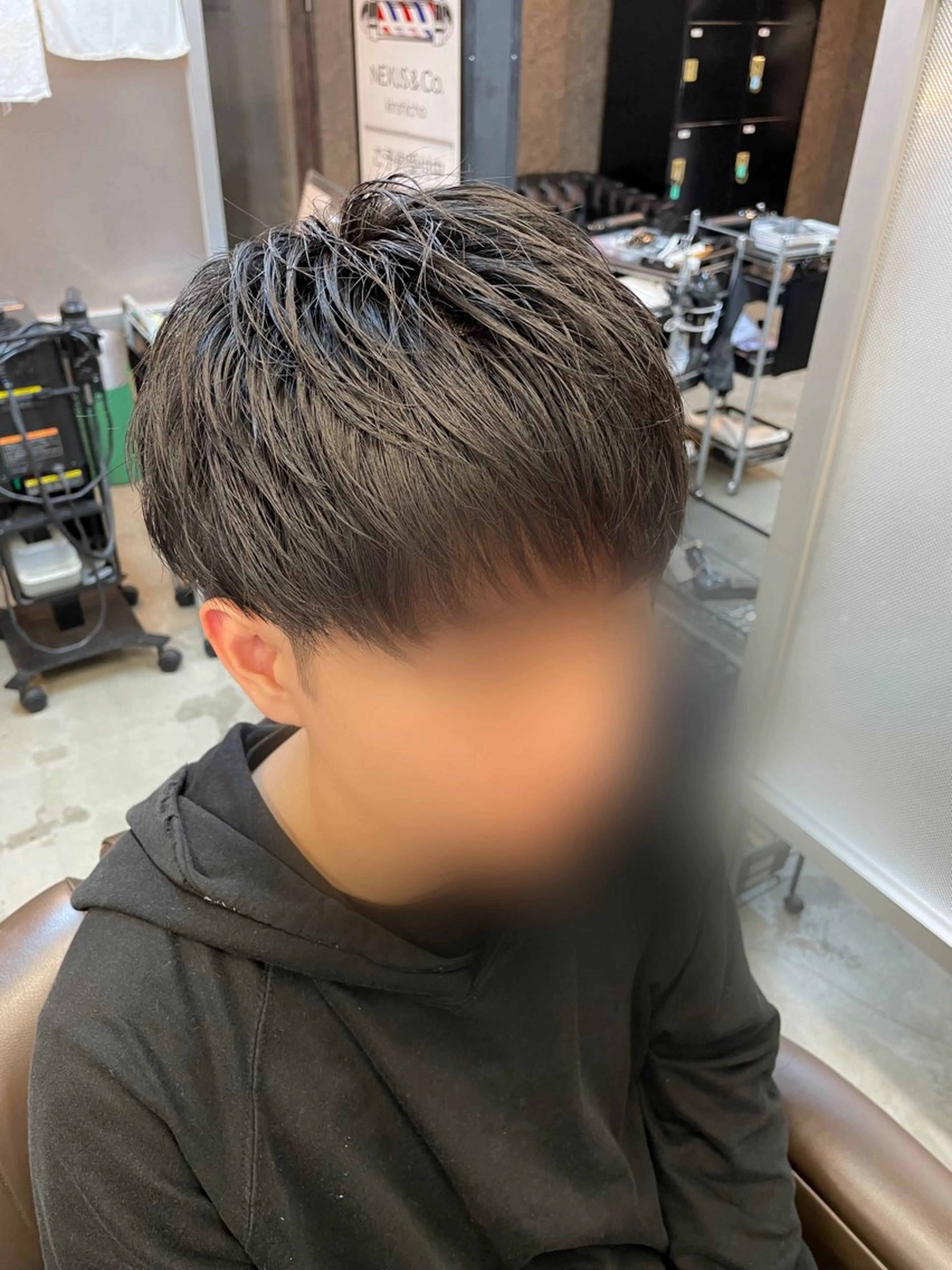 ショート メンズ メンズパーマ特化 カバヤマ　リョウのヘアスタイル