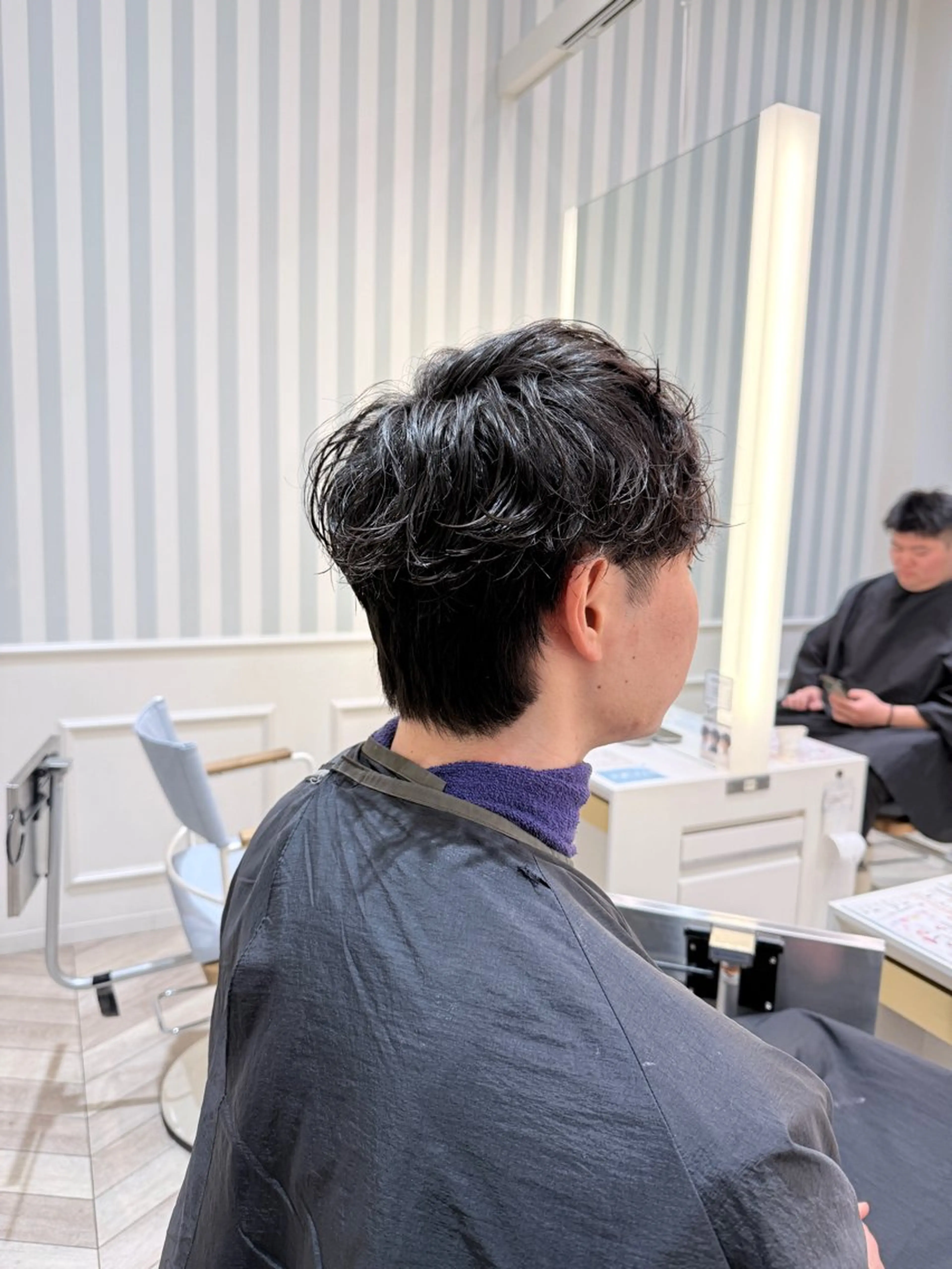 パーマ メンズ 透明感カラー🫧 幕内梨乃亜のヘアスタイル