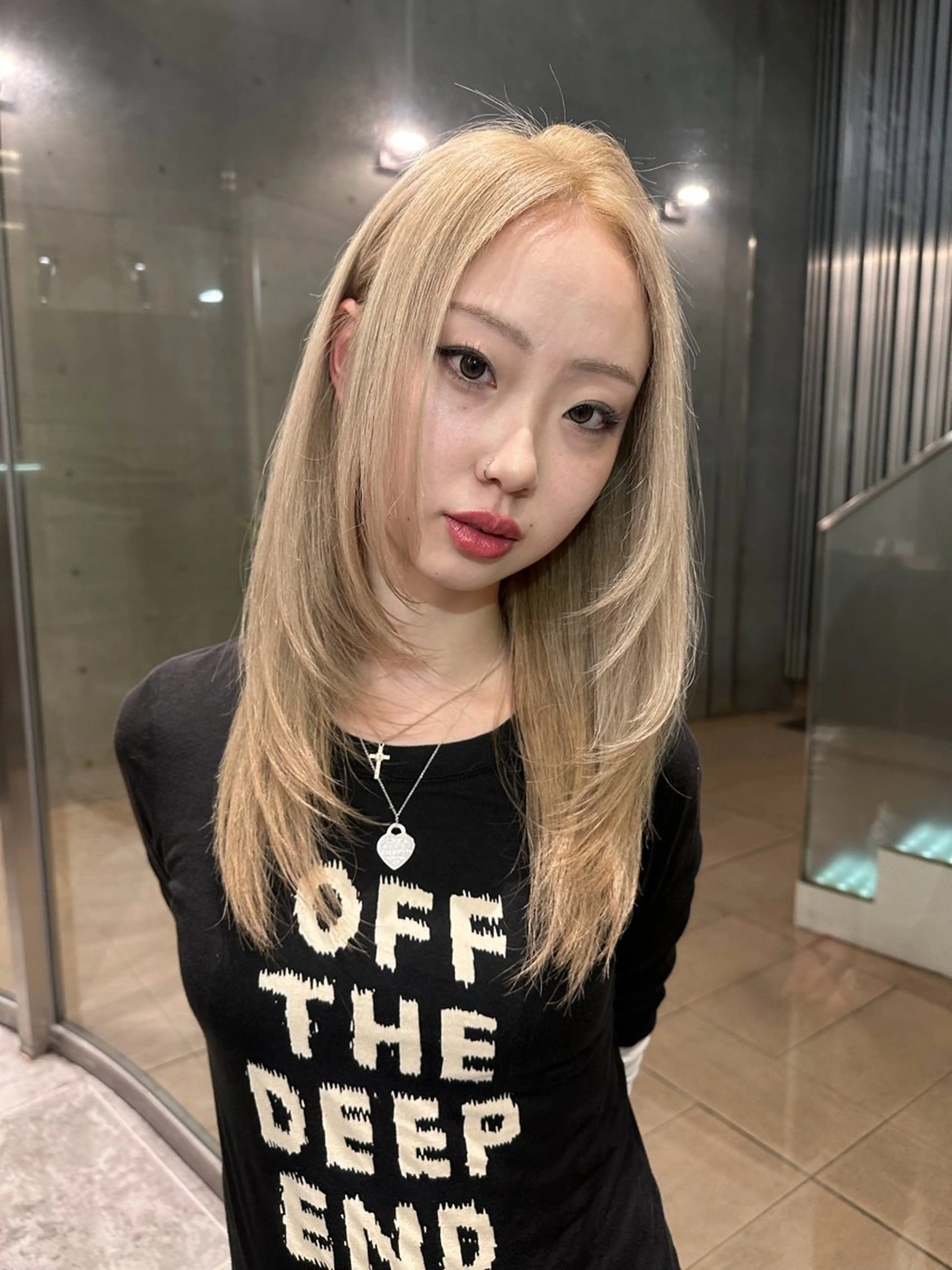 セミロング カット トリートメント RiA/レイヤーカッ ト/ハッシュカットのヘアスタイル