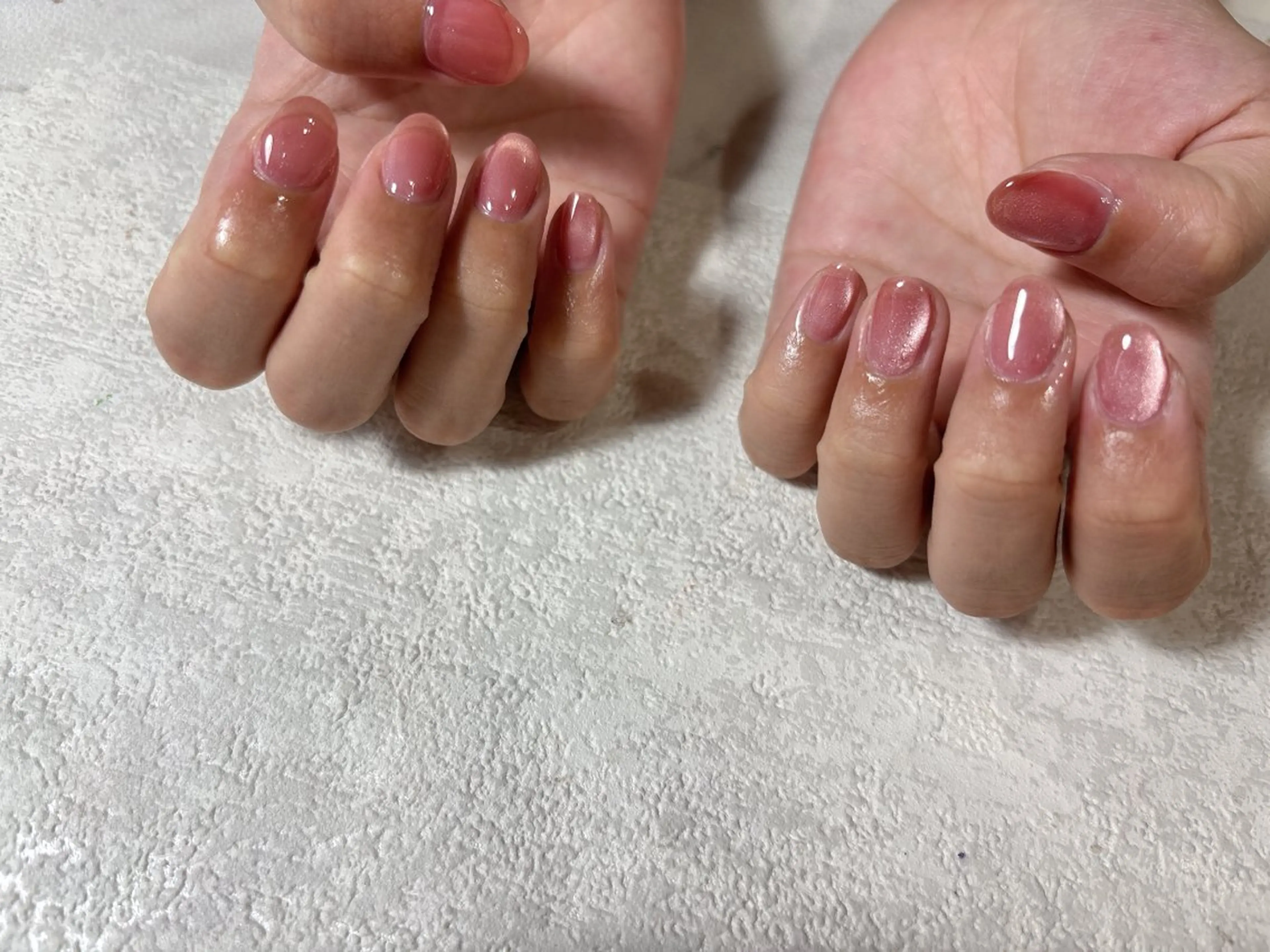 ネイル オーロラネイル フットネイル フレンチネイル ジェルネイル マグネットネイル ハンドネイル Mogu nail 二子玉川のネイルデザイン