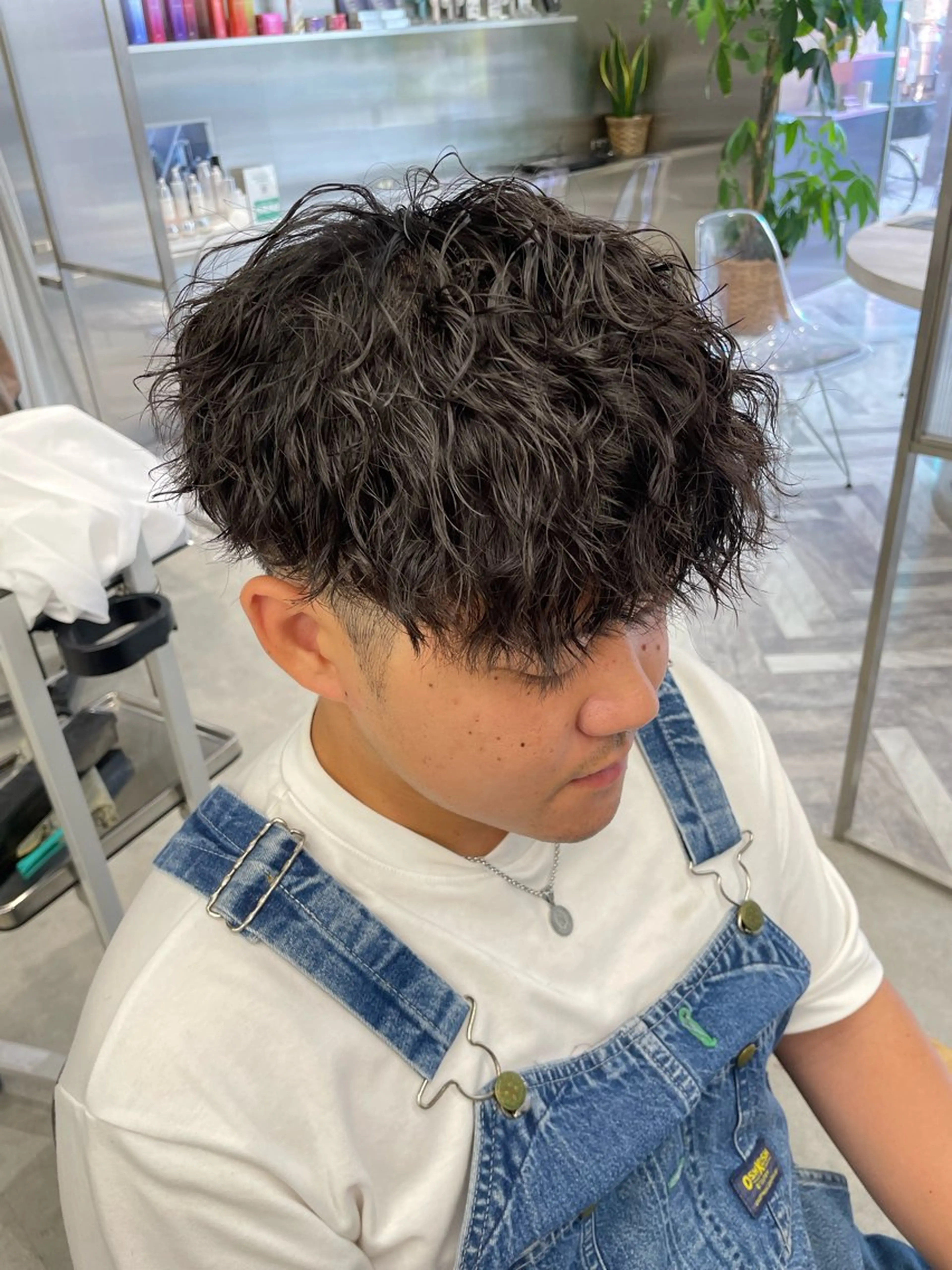 ショート パーマ メンズ カット パーマ 【圧倒的センス】 まる/メンズカラーのヘアスタイル